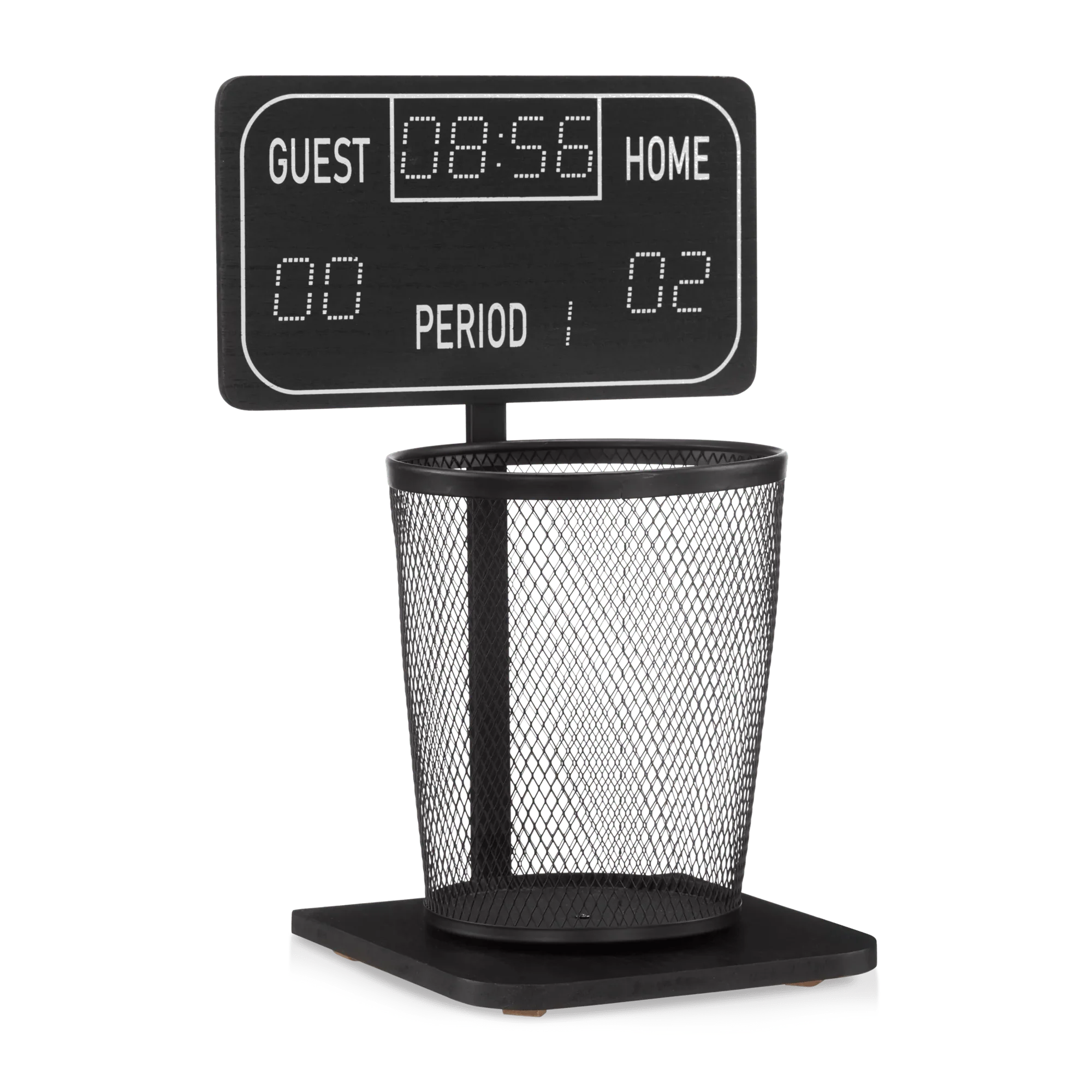 Hockey Scoreboard Garbage Bin