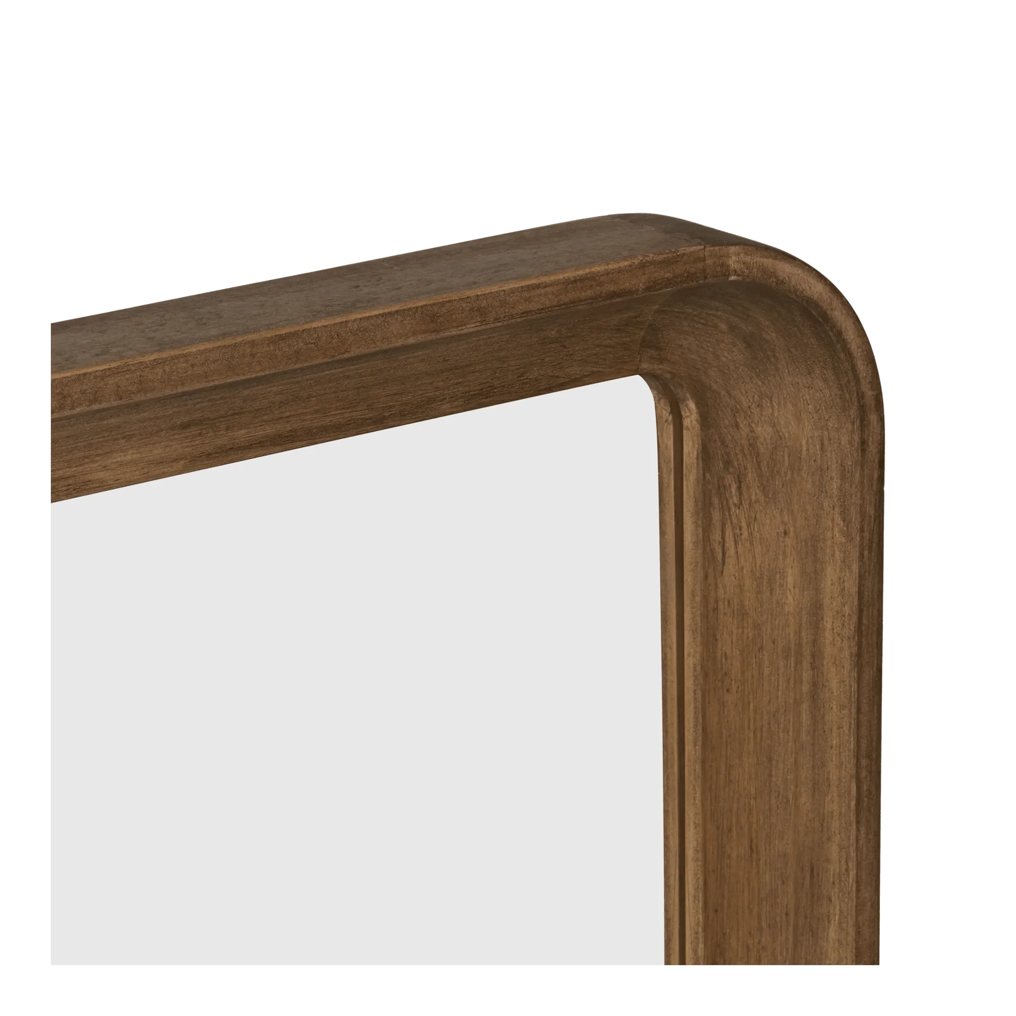 Jacobsen Medium Brown Leaning Mirror - Image 3