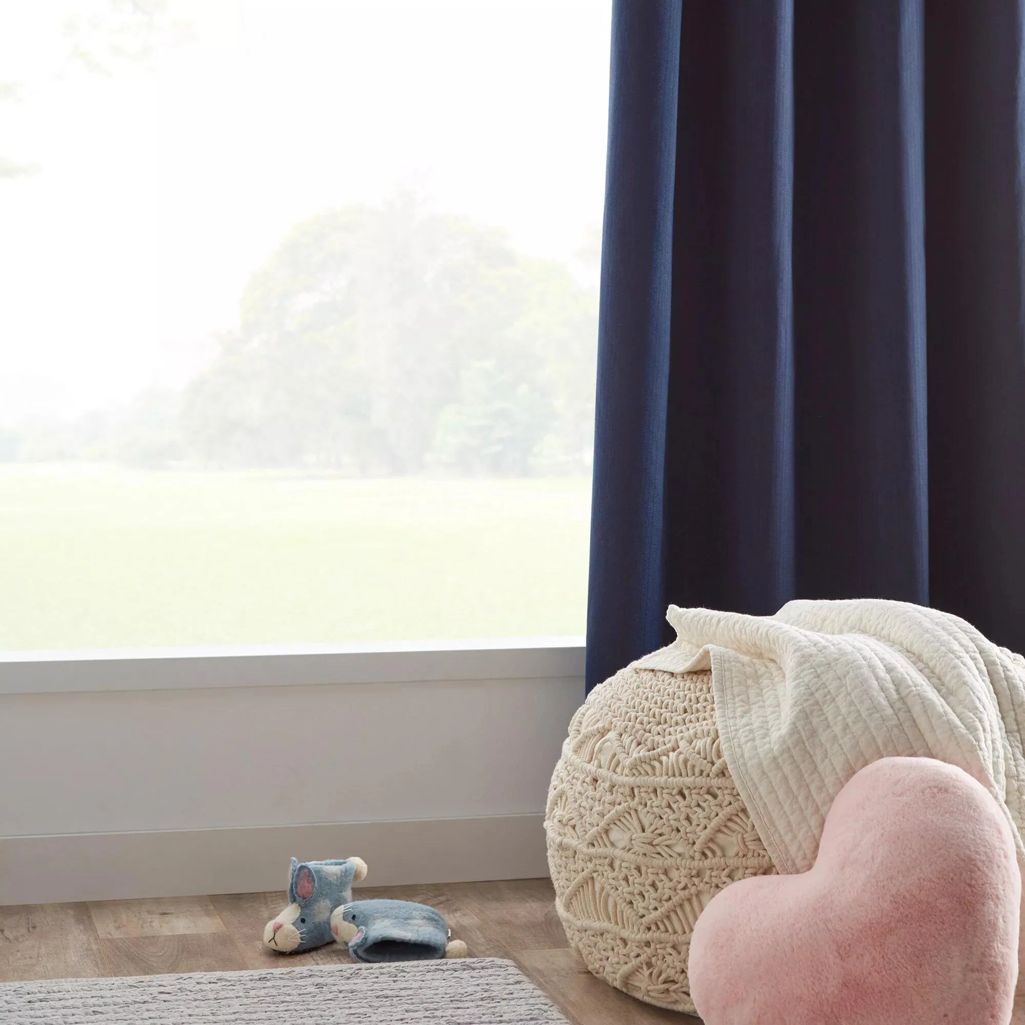 Navy Kimia Blackout Curtain - Image 2