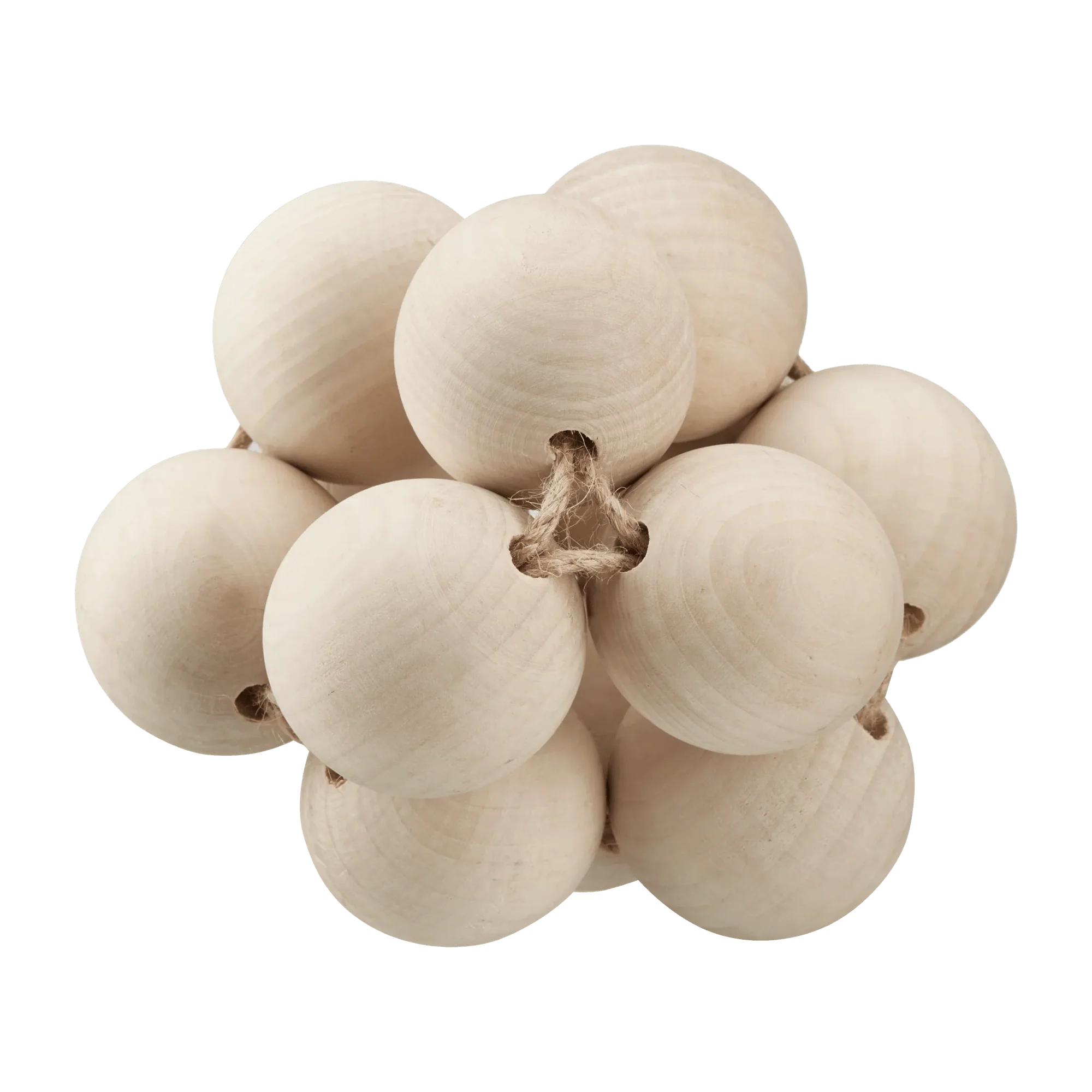 Knotted Decorative Wood Balls