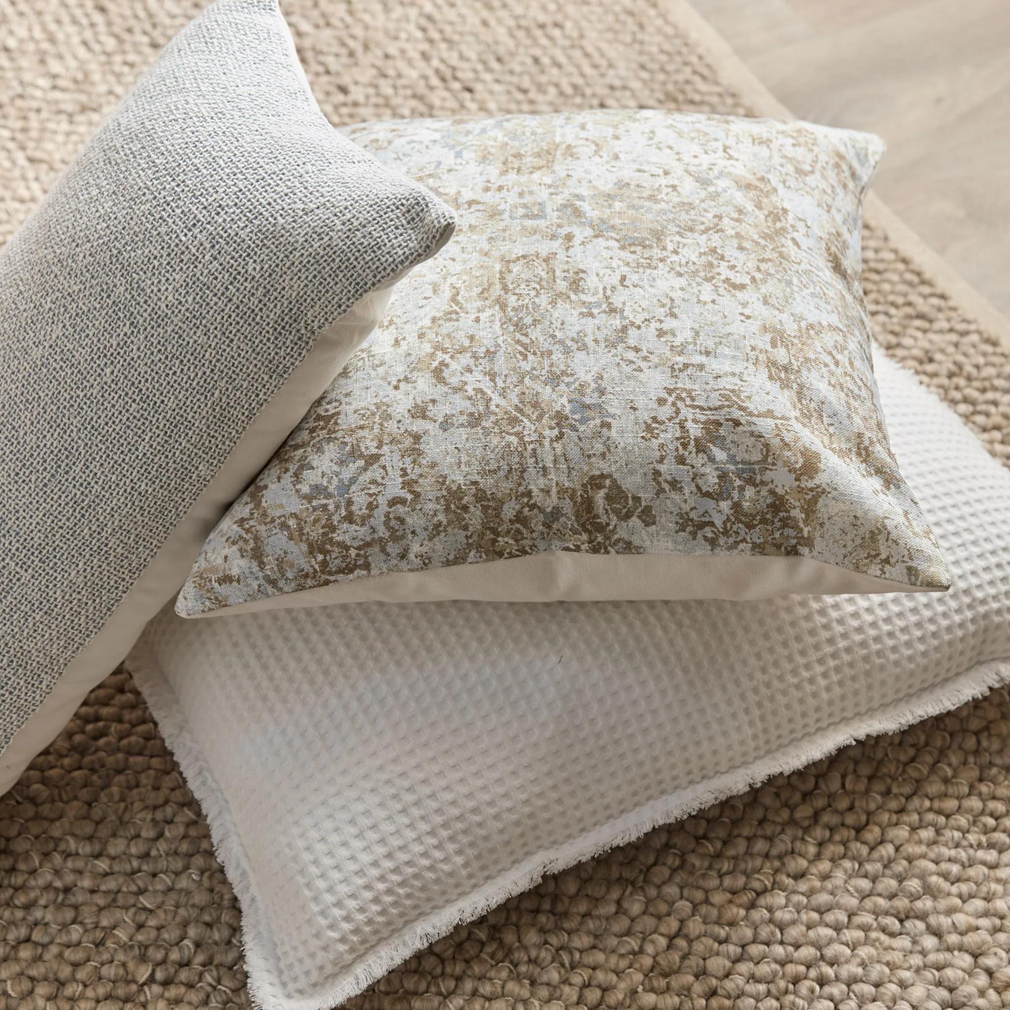 Natural Kristia Decorative Waffle Pillow - Image 4