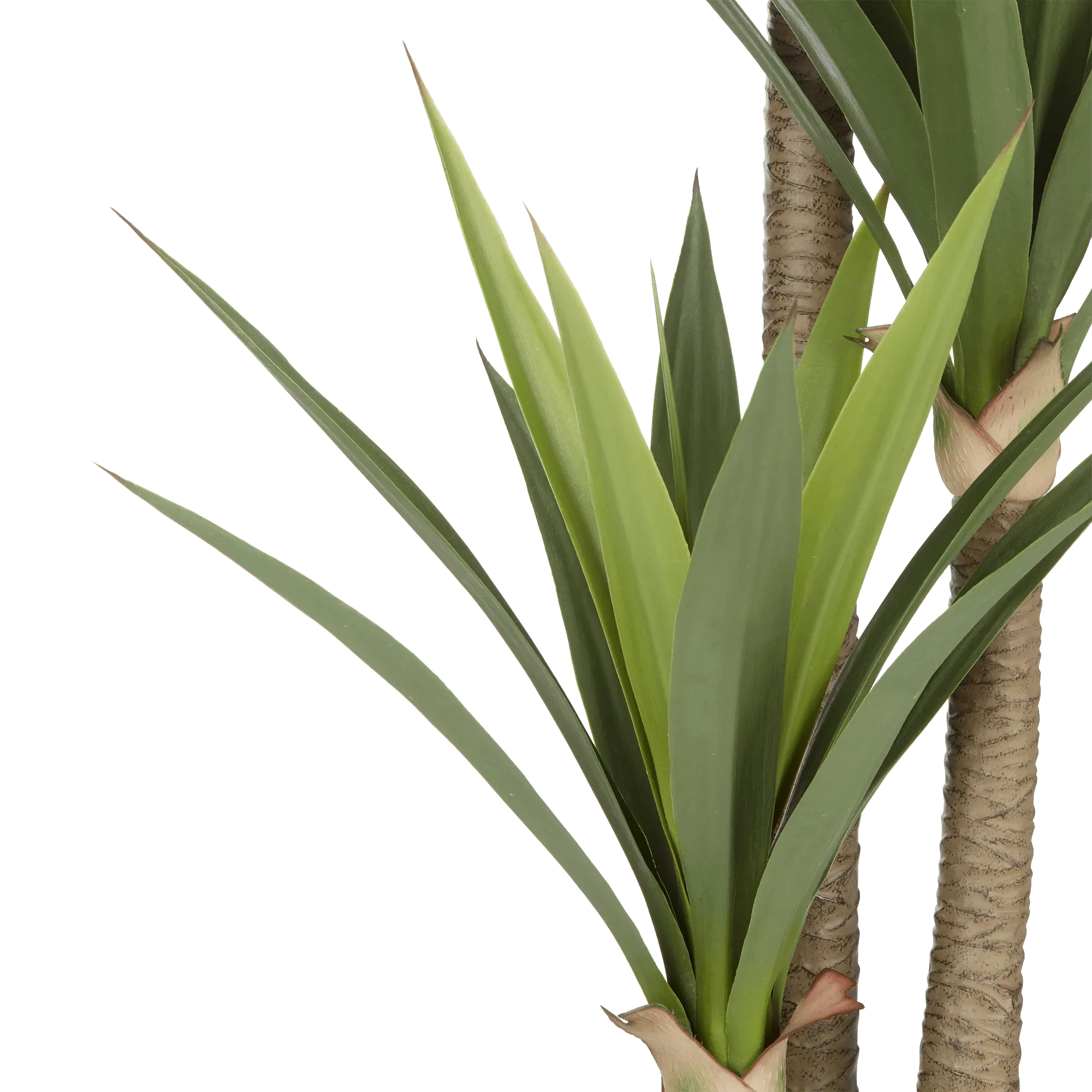 Large Artificial Tropical Tree in Black Pot - Image 2