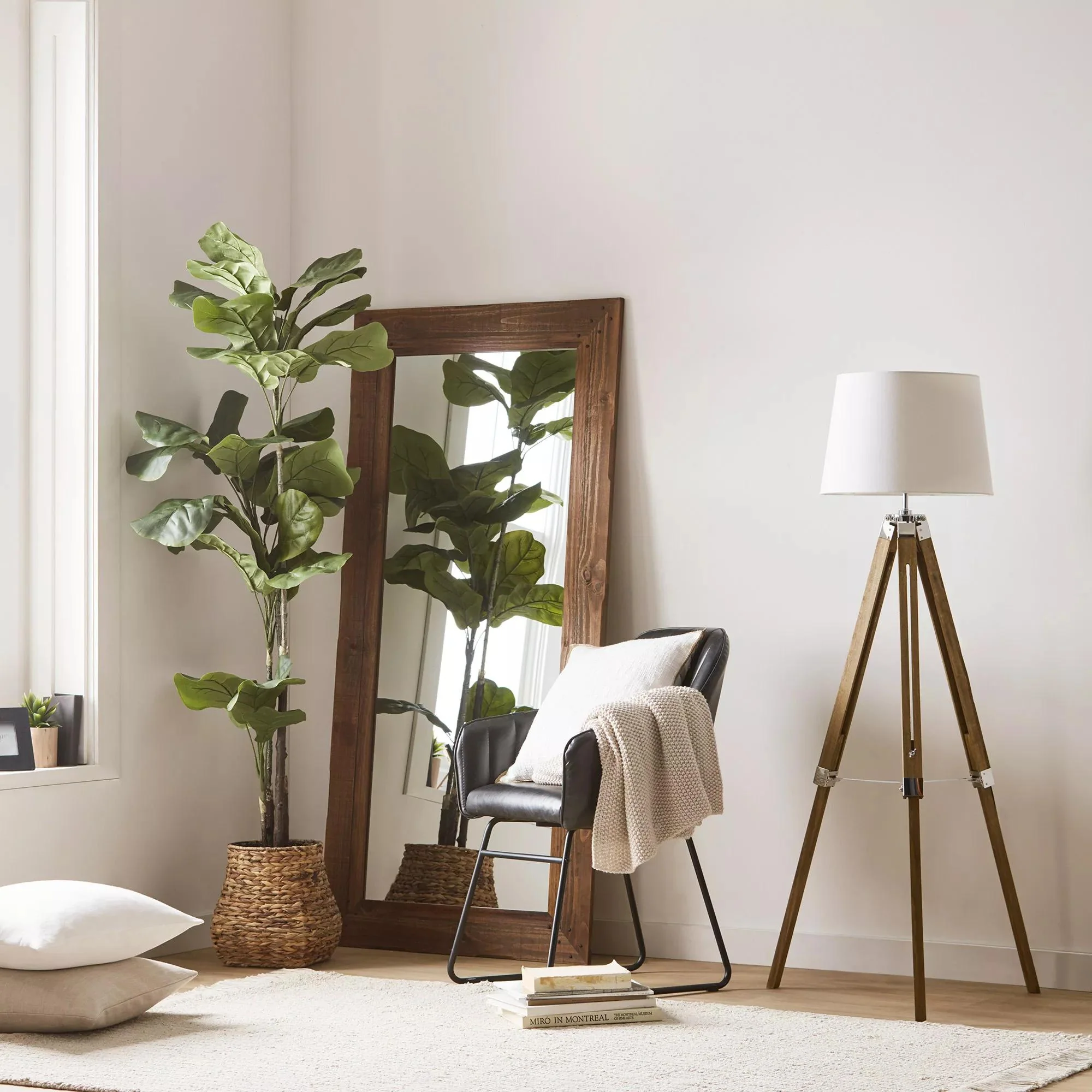 Large Fiddle-Leaf Fig Potted Floor Plant - Image 2