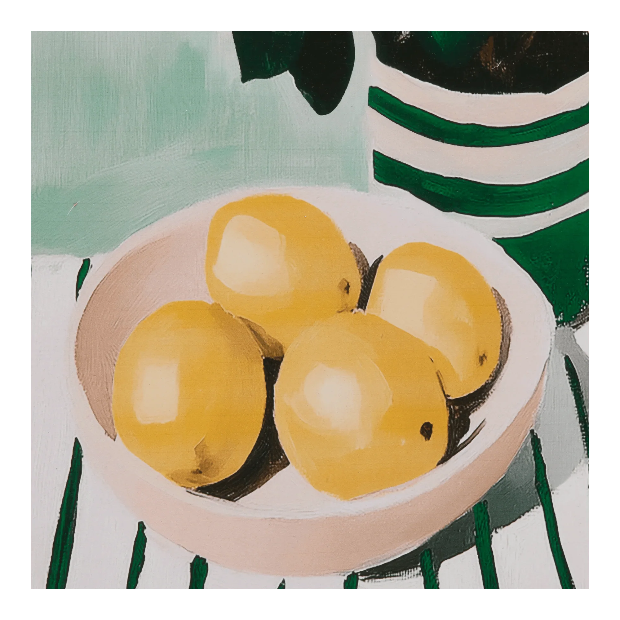 Lemons in a Bowl Printed Framed Art - Image 2