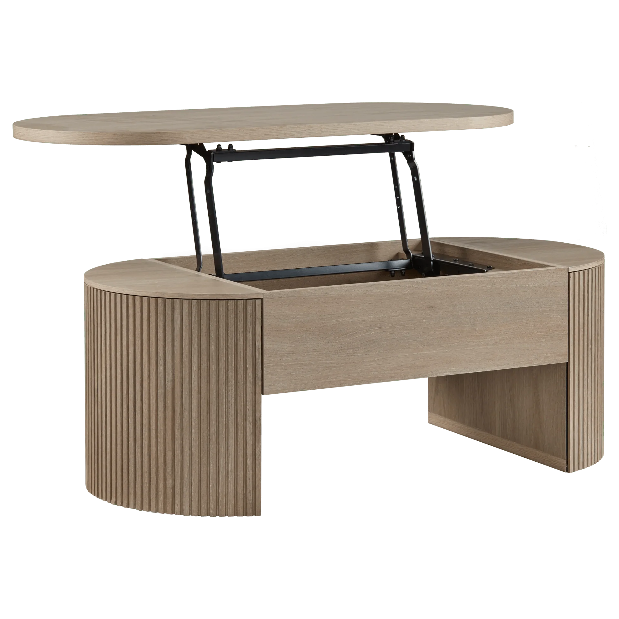 Lift-top wooden coffee table - Image 2