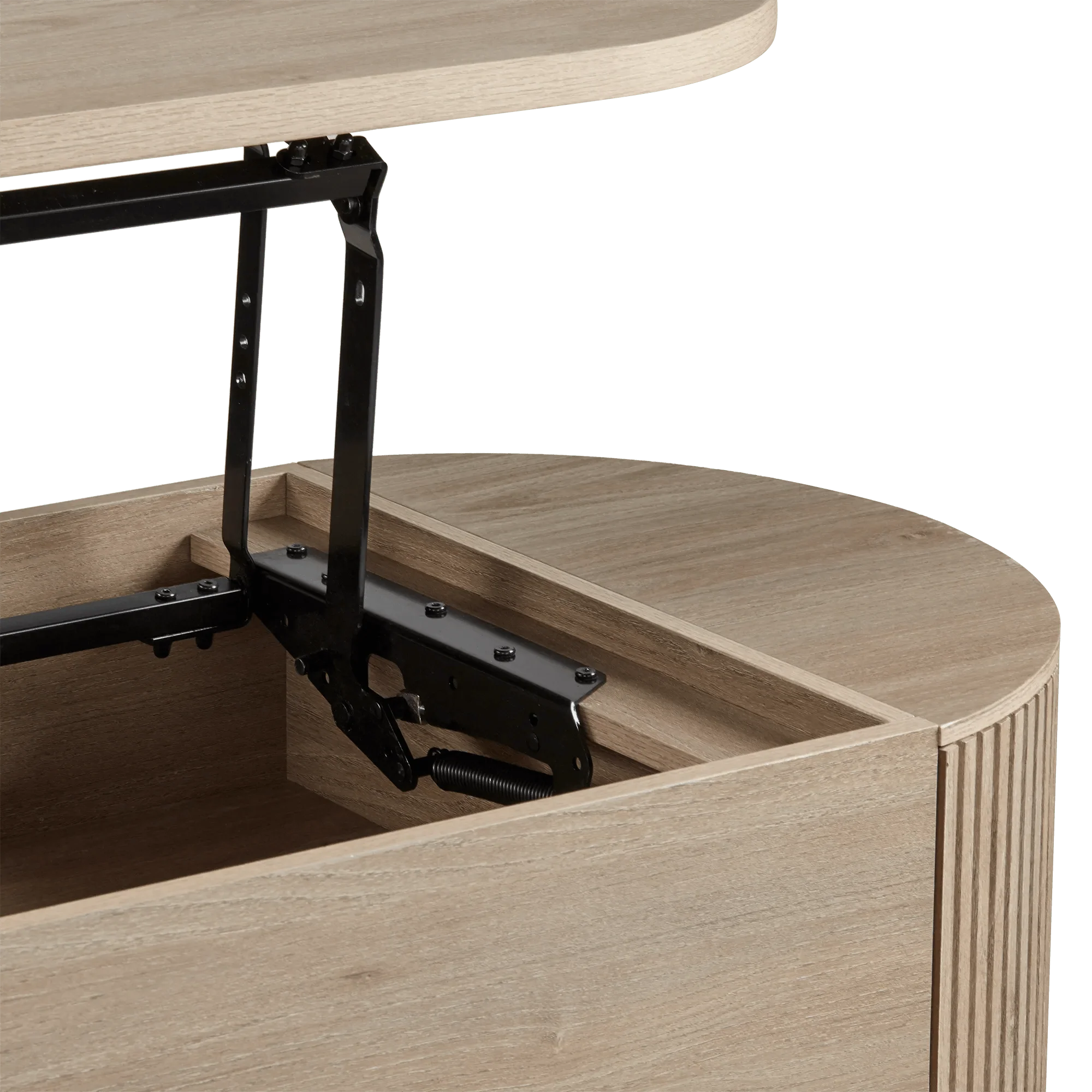 Lift-top wooden coffee table - Image 5