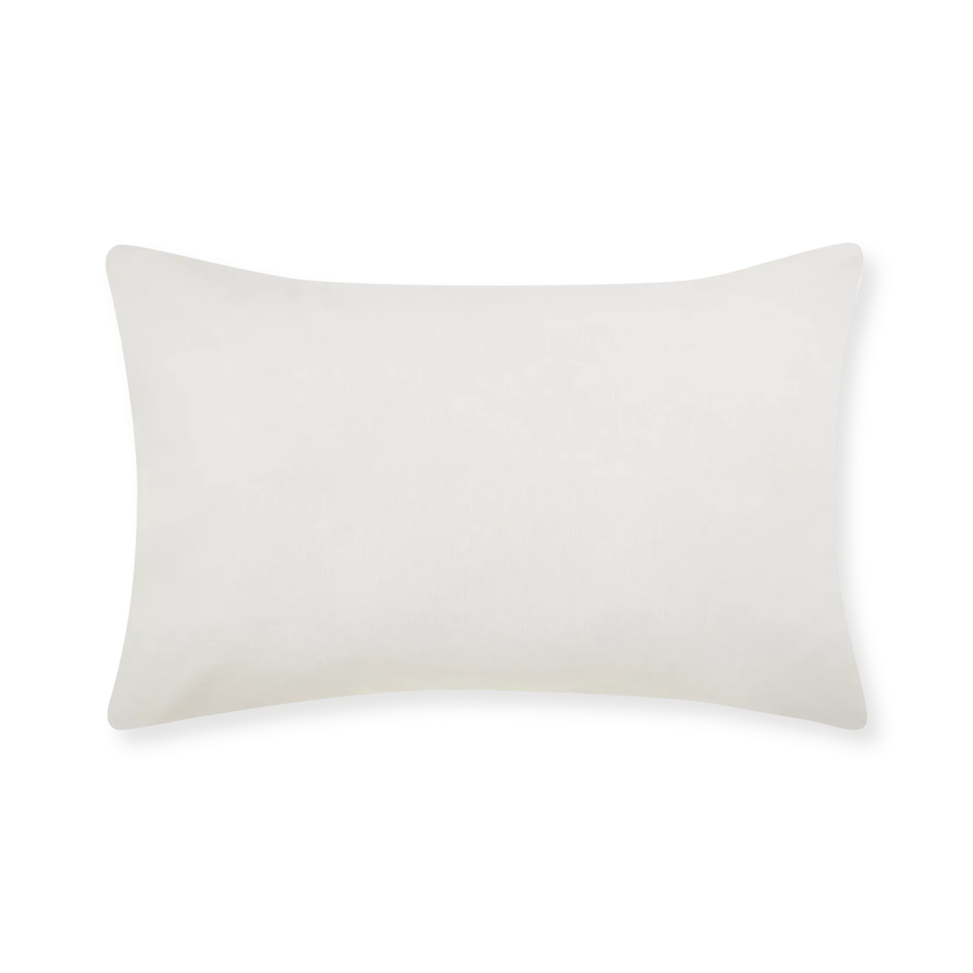 White Lindy Lumbar Decorative Pillow - Image 3