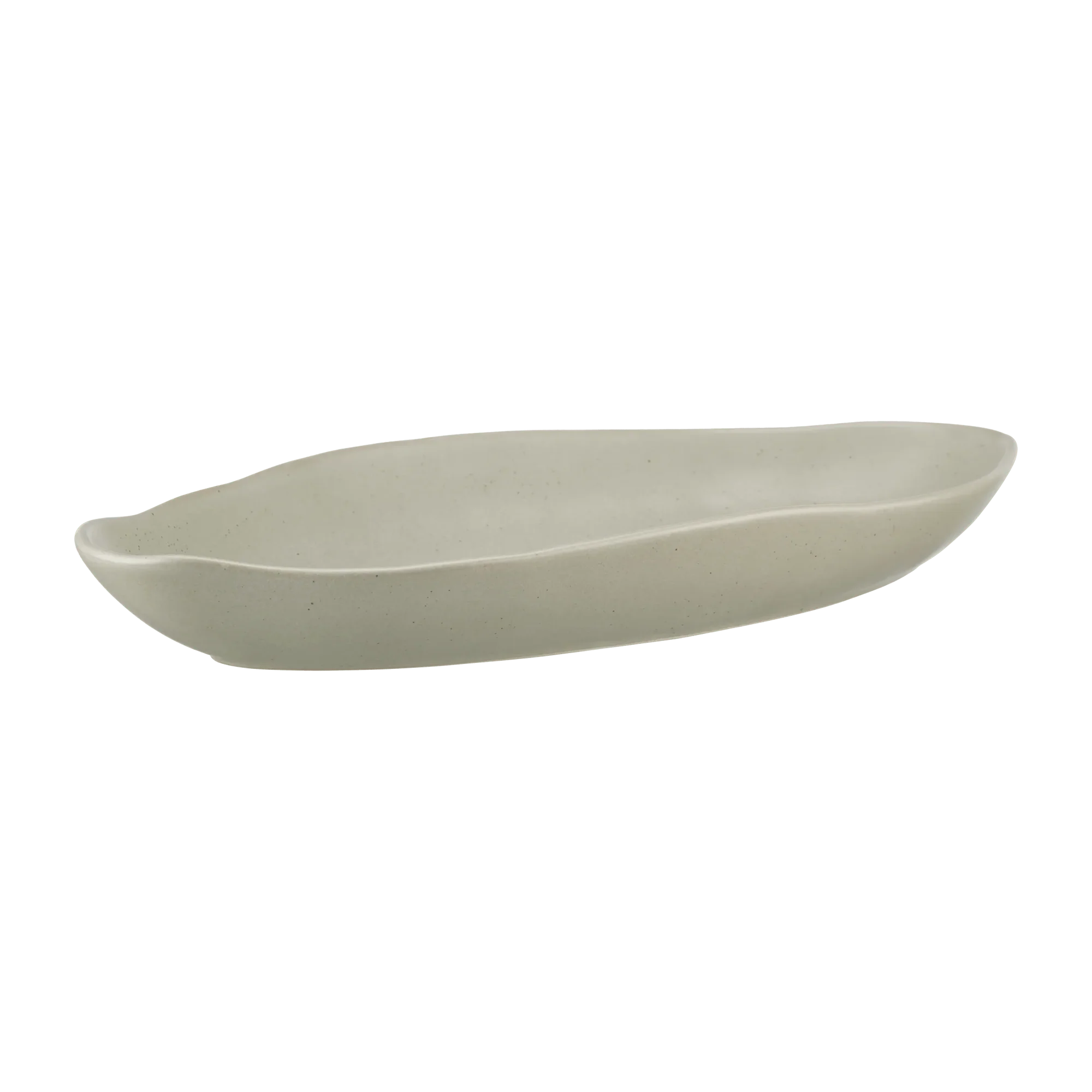 Long Irregular Shaped Ceramic Plate - Image 2