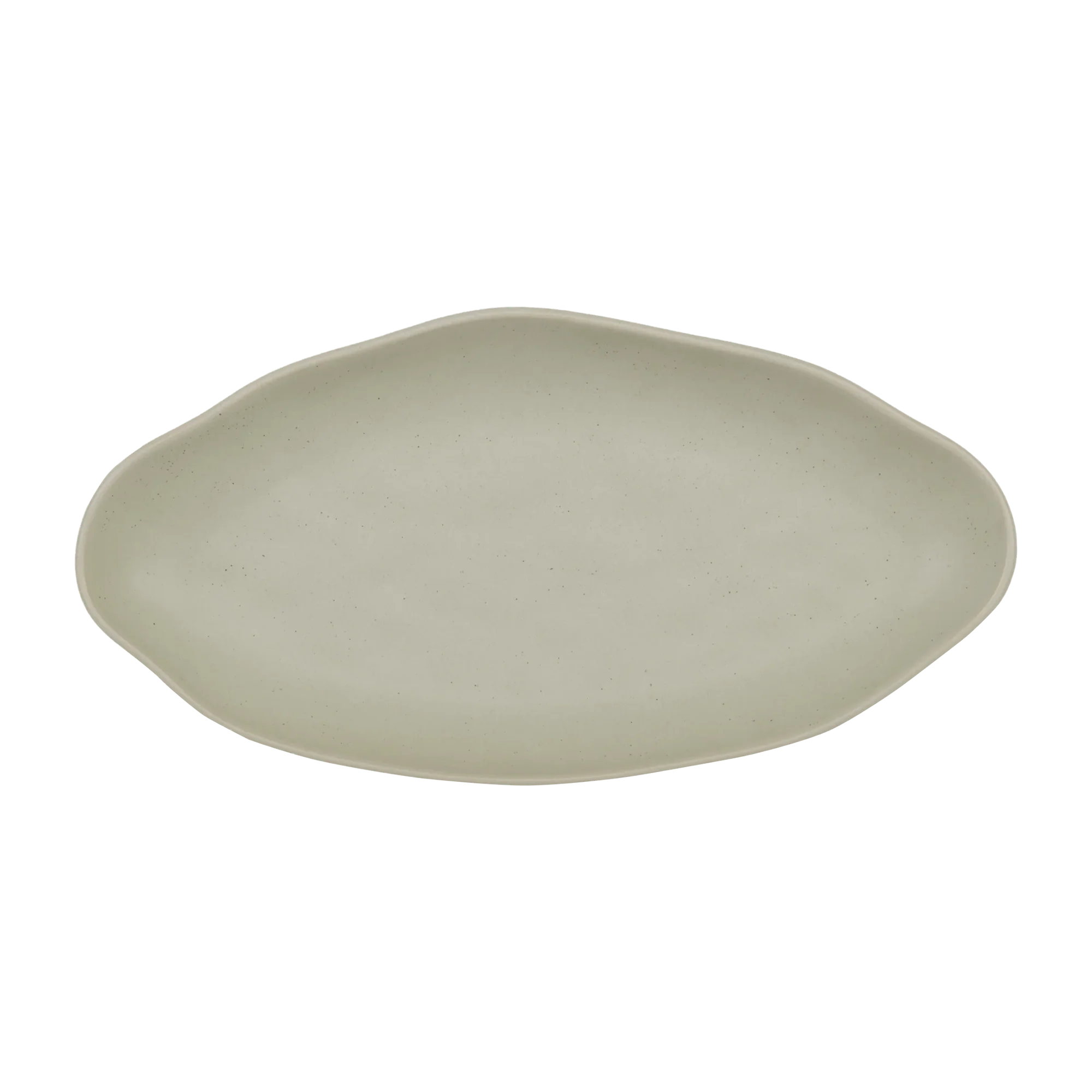 Long Irregular Shaped Ceramic Plate - Image 3