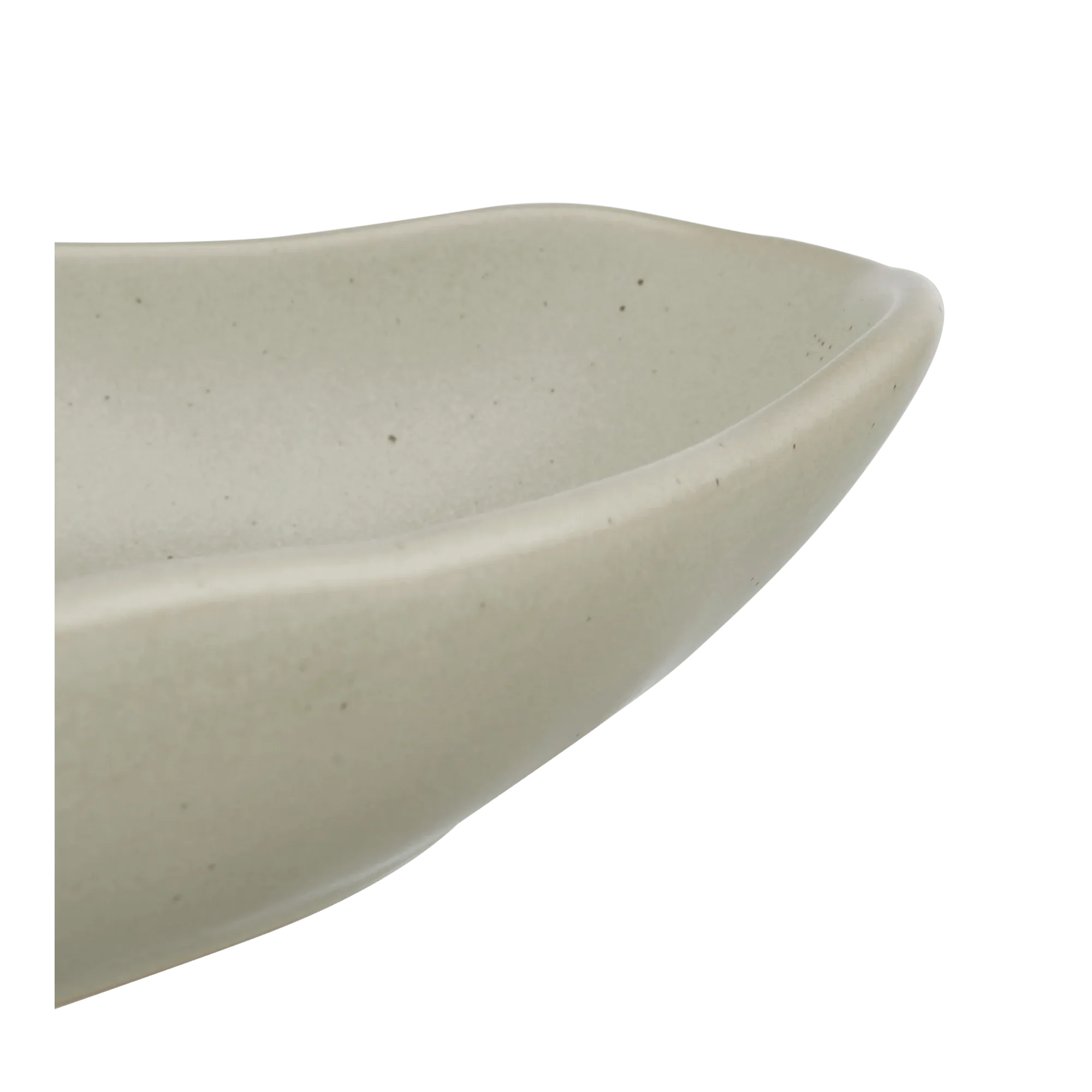 Long Irregular Shaped Ceramic Plate - Image 4