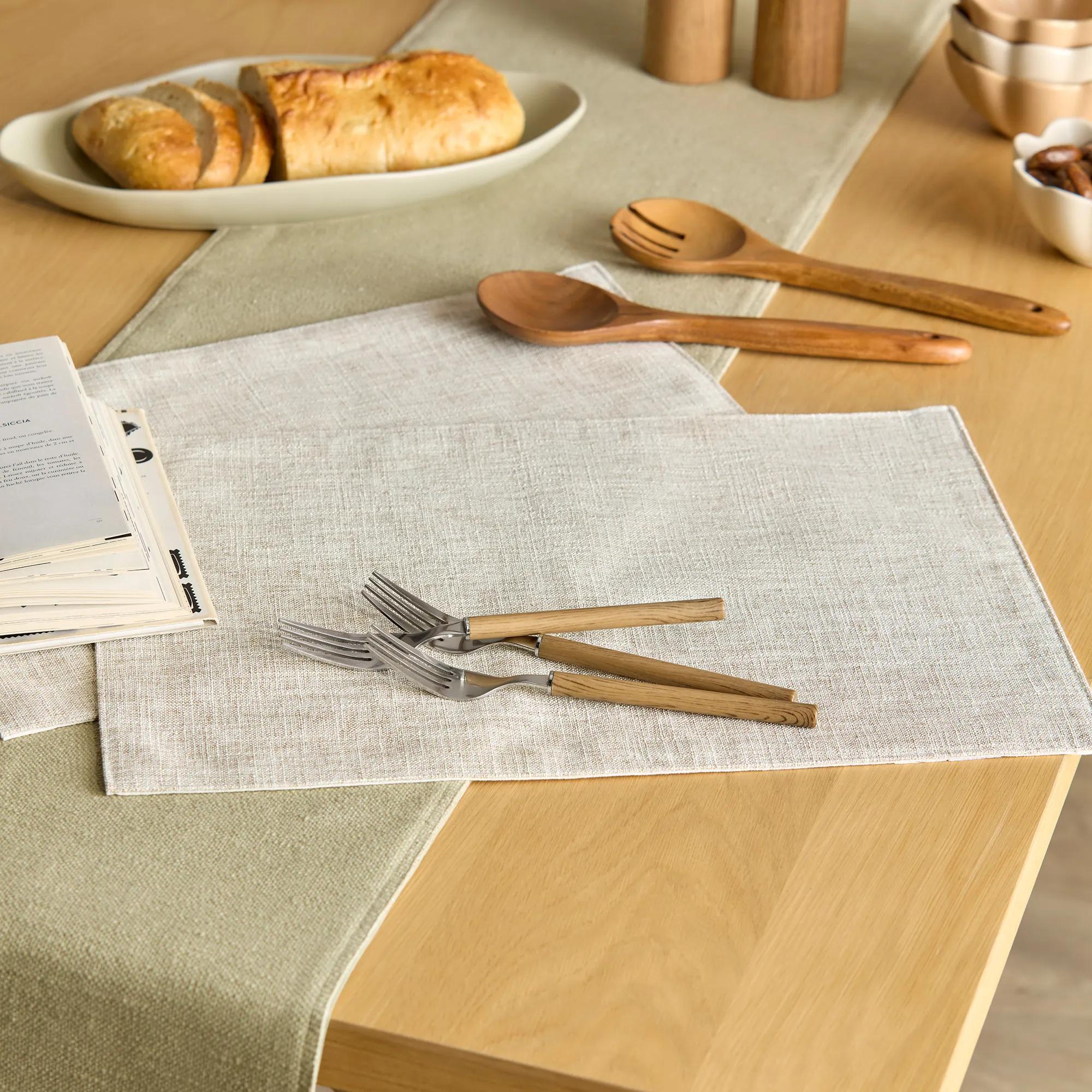 Natural Cotton Table Runner - Image 3