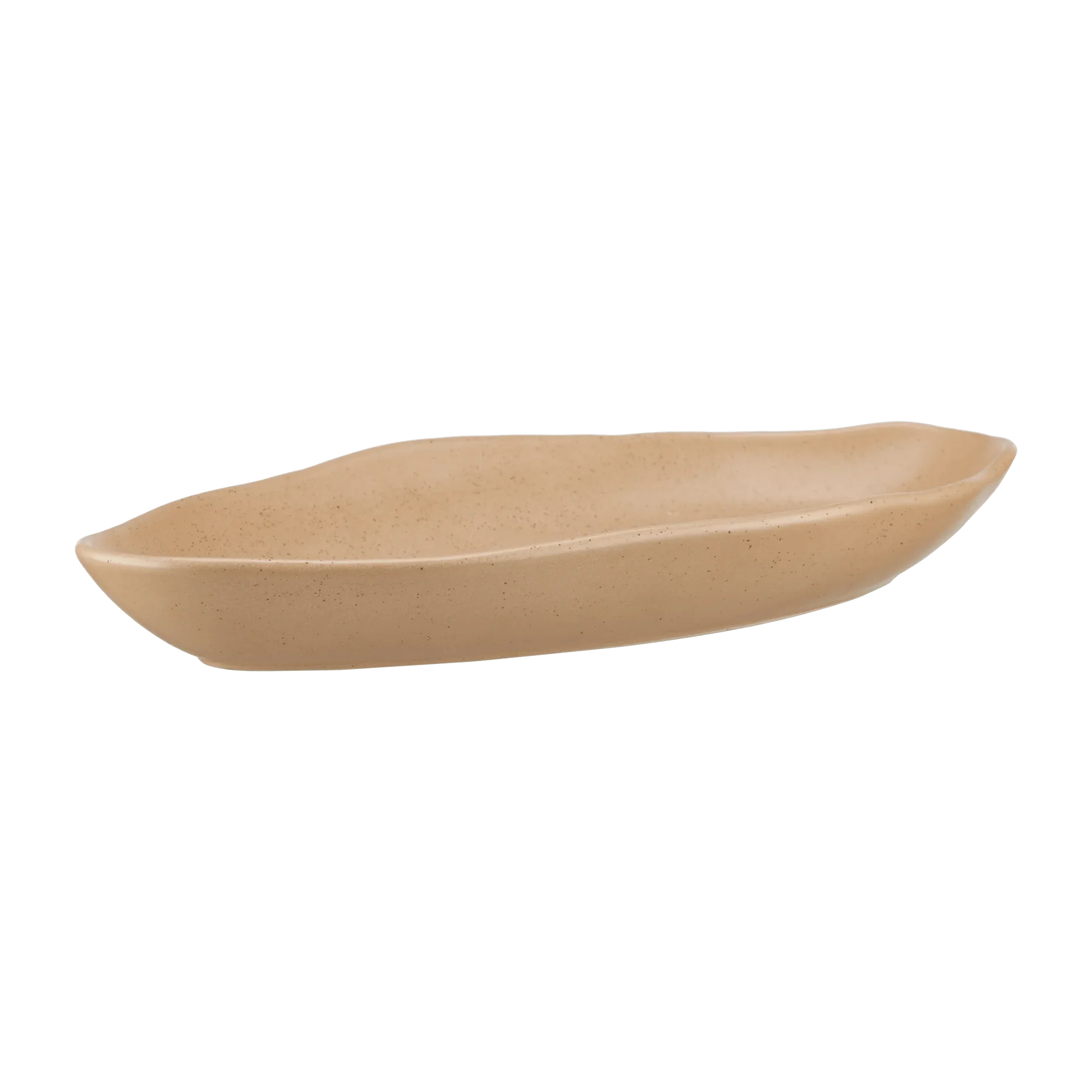 Long Irregular Shaped Ceramic Plate - Image 2