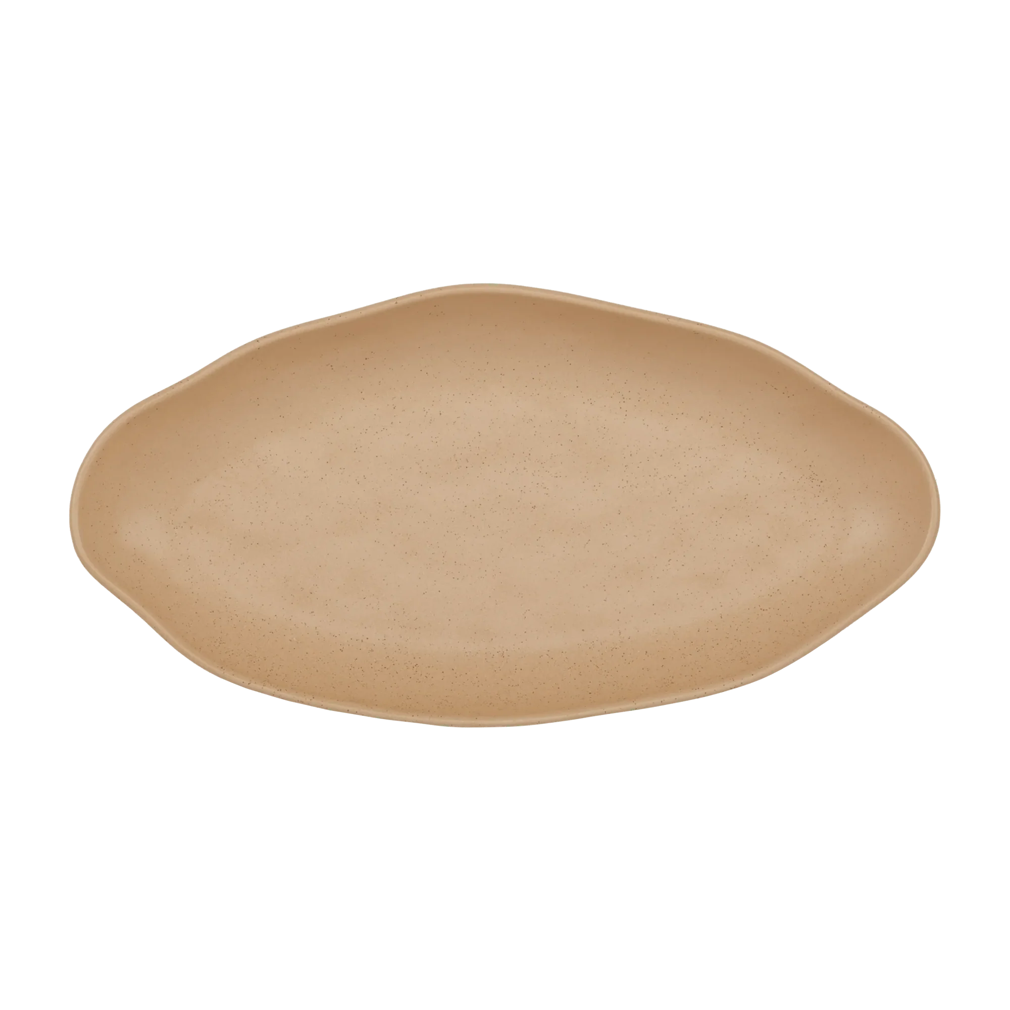 Long Irregular Shaped Ceramic Plate - Image 3