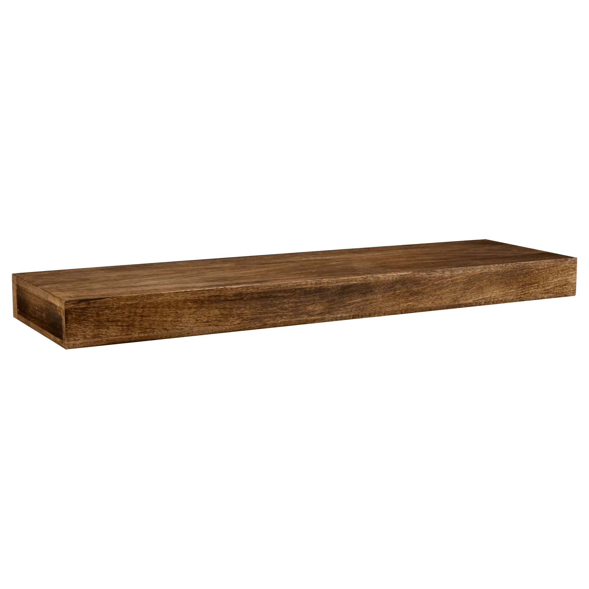 Long Mango Wood Floating Shelf - Image 2