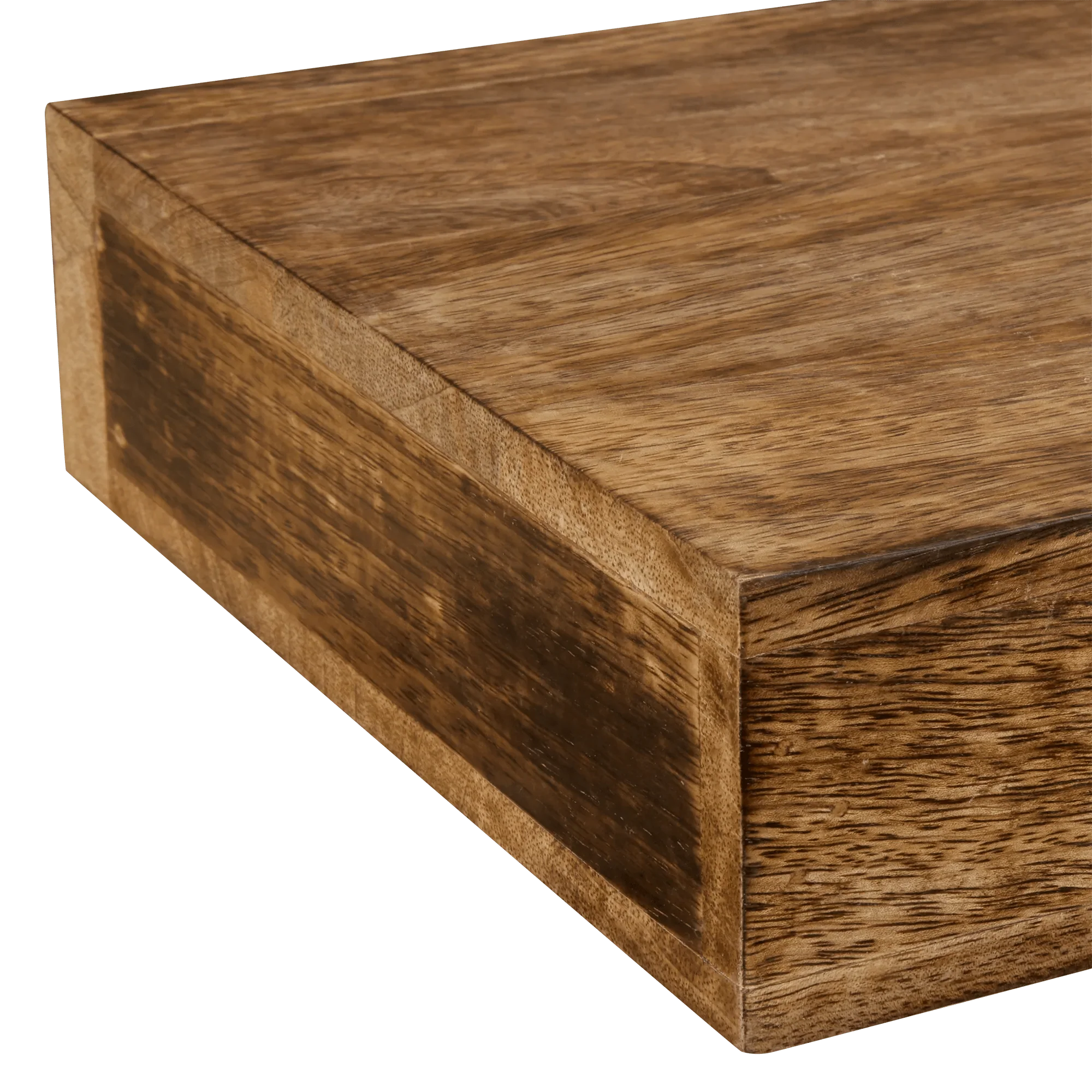 Long Mango Wood Floating Shelf - Image 4