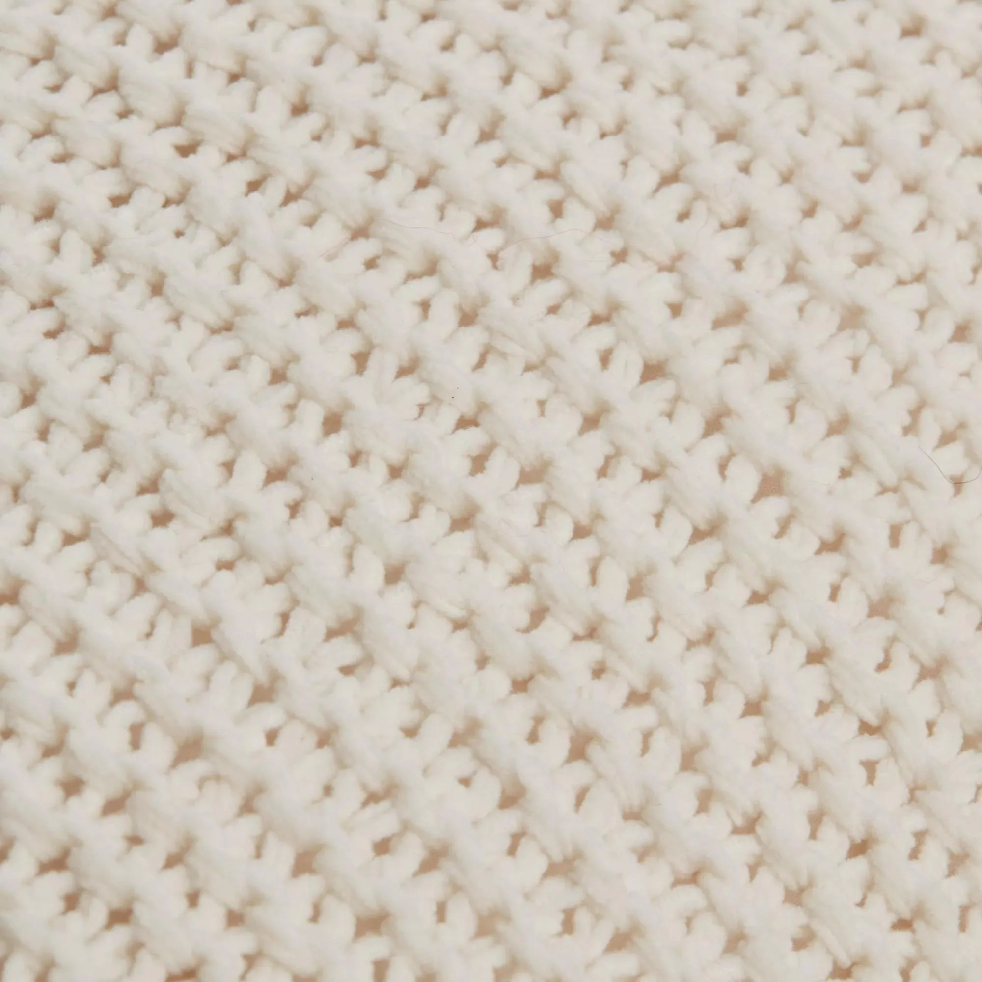 White Lonny Knit Throw Pillow - Image 3
