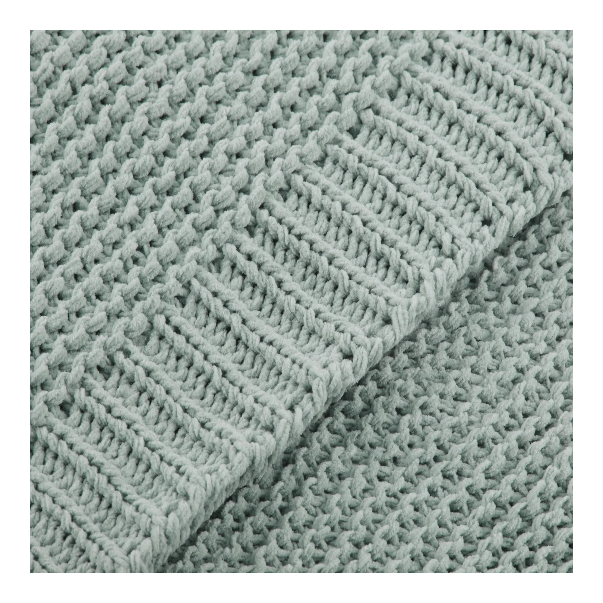 Aqua Lonny Woven Throw - Image 2