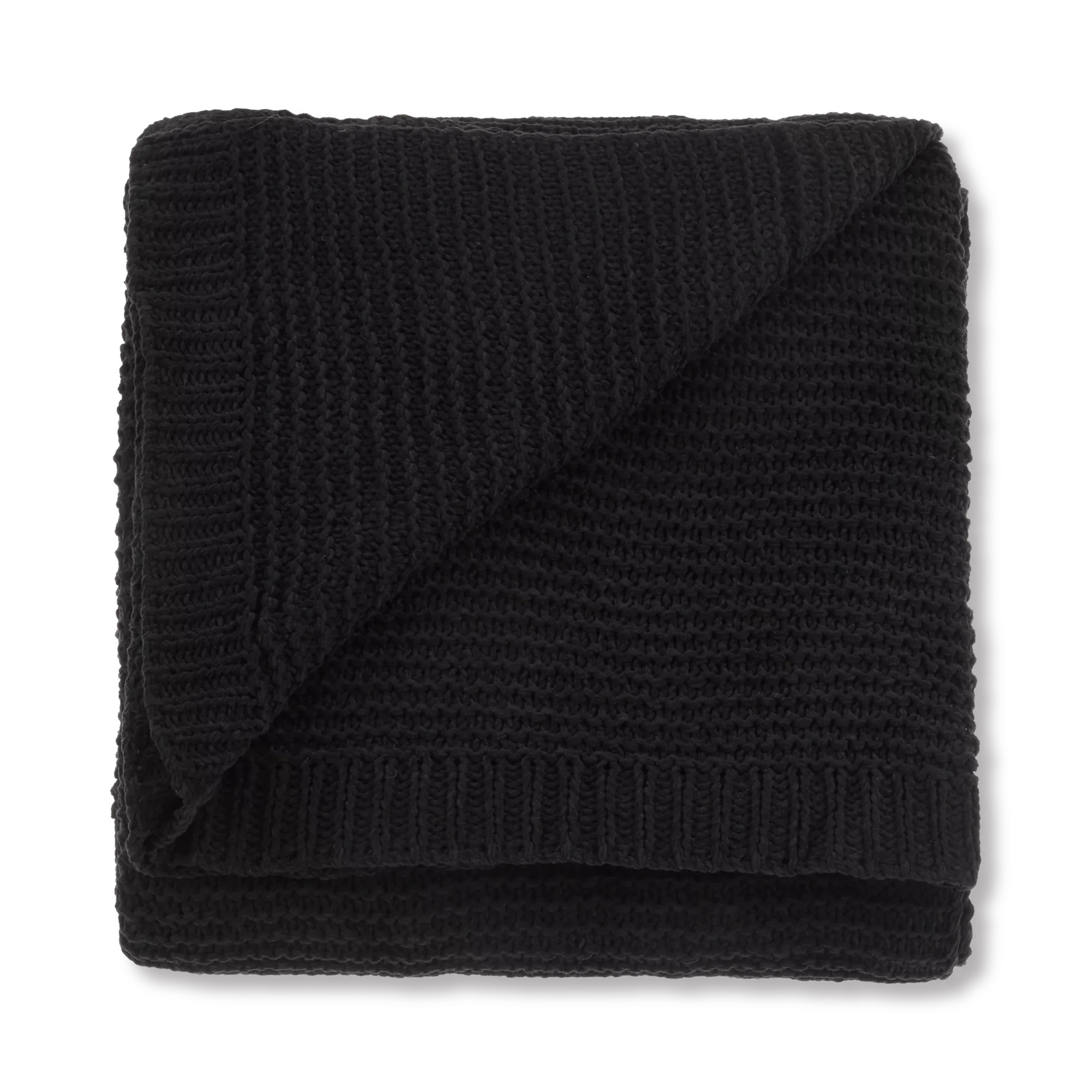 Black Lonny Woven Throw