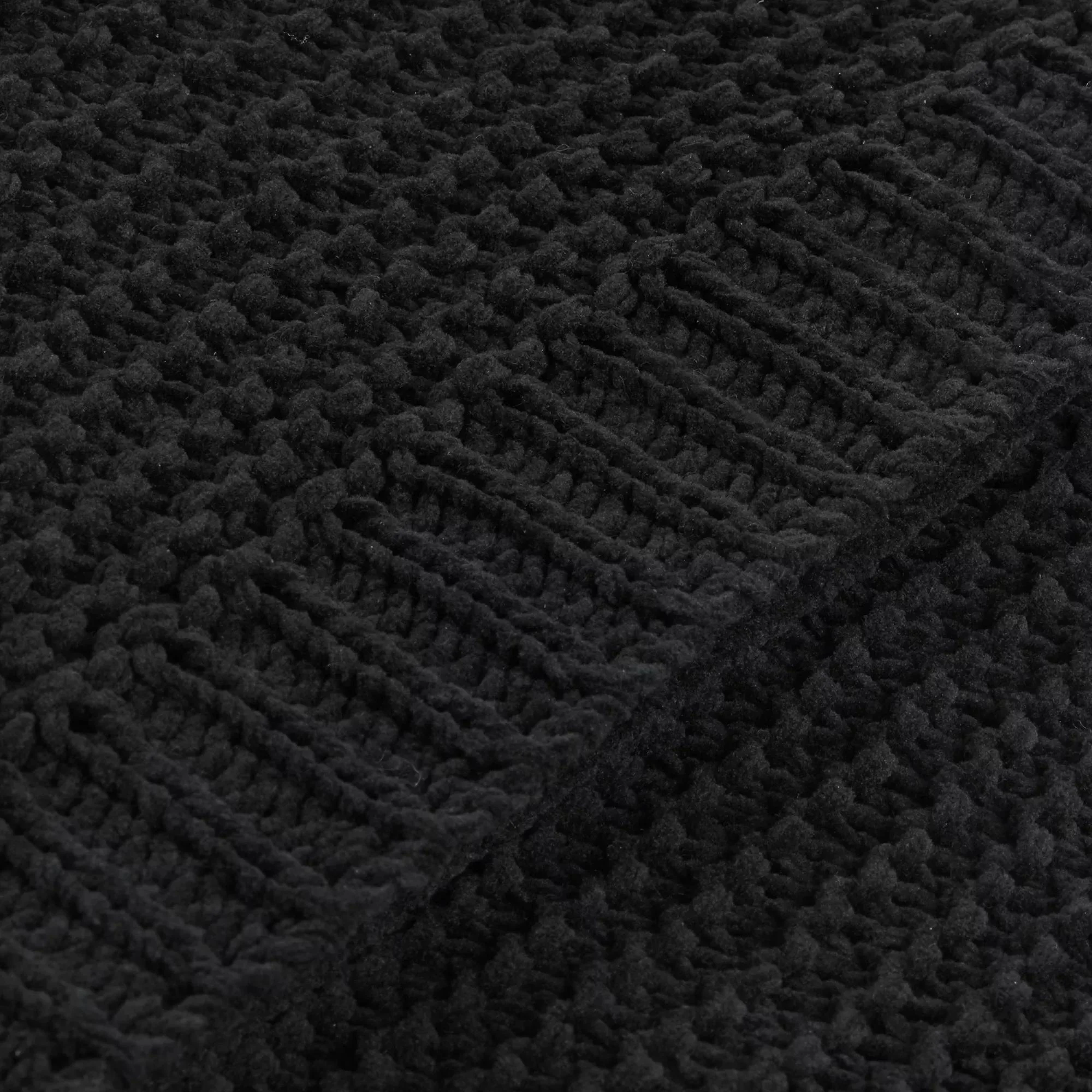 Black Lonny Woven Throw - Image 3