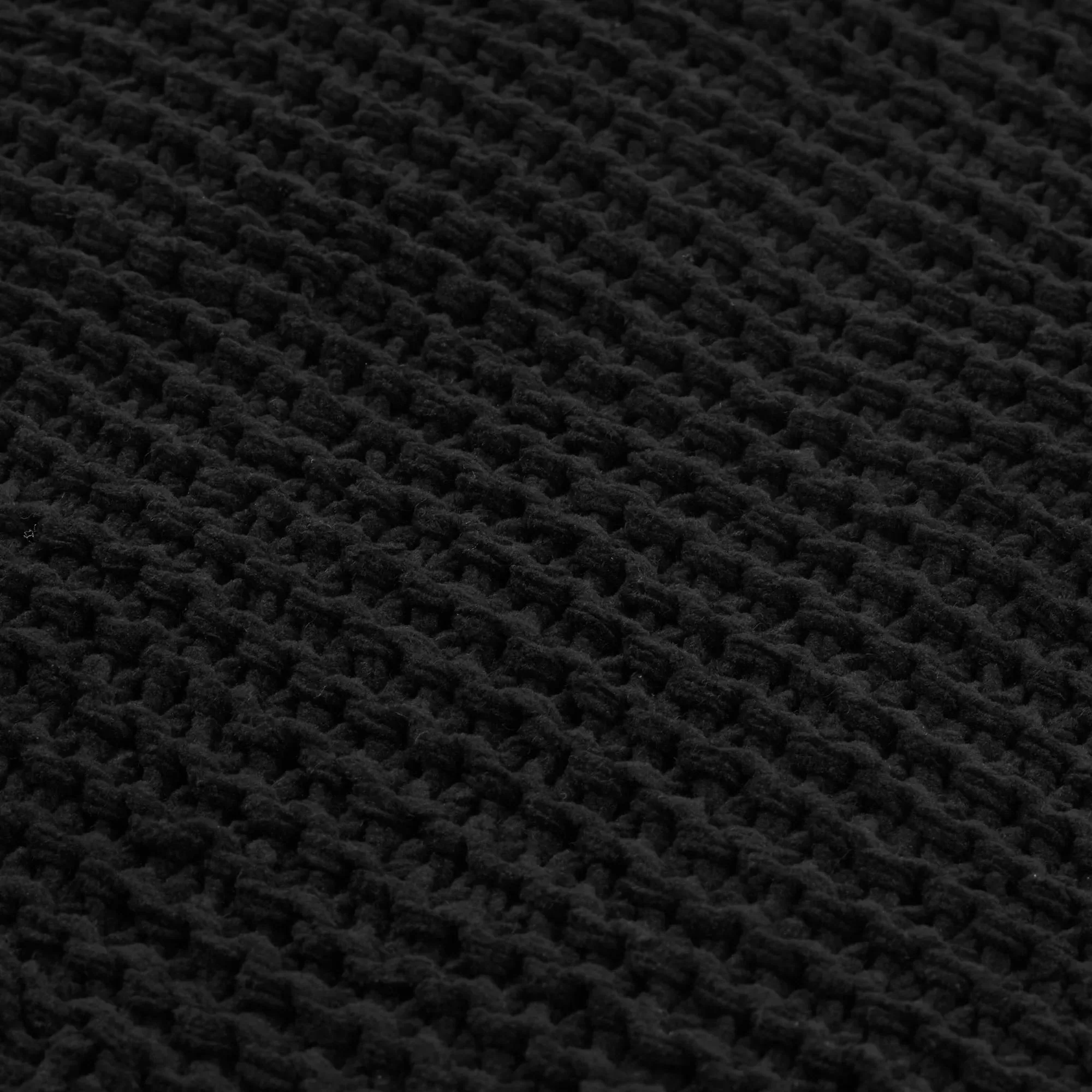 Black Lonny Woven Throw - Image 5