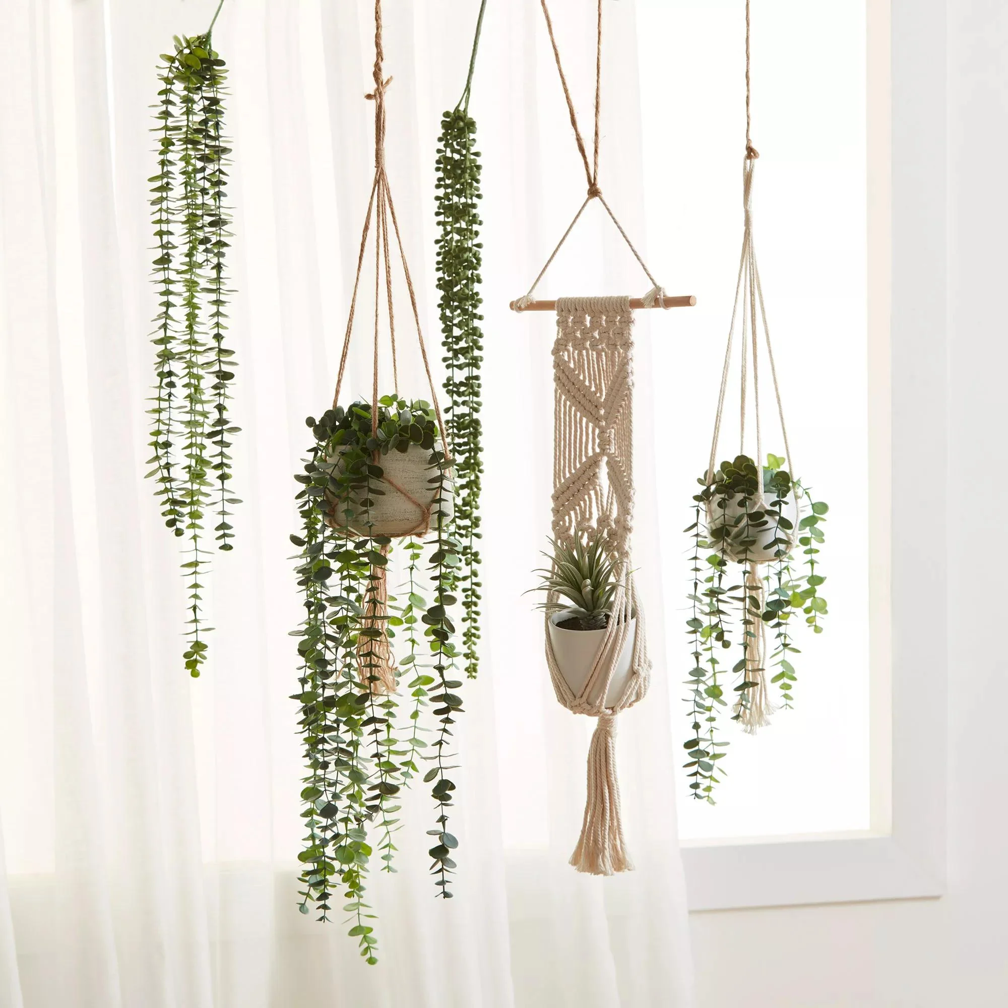 Macrame Potted Greenery - Image 2