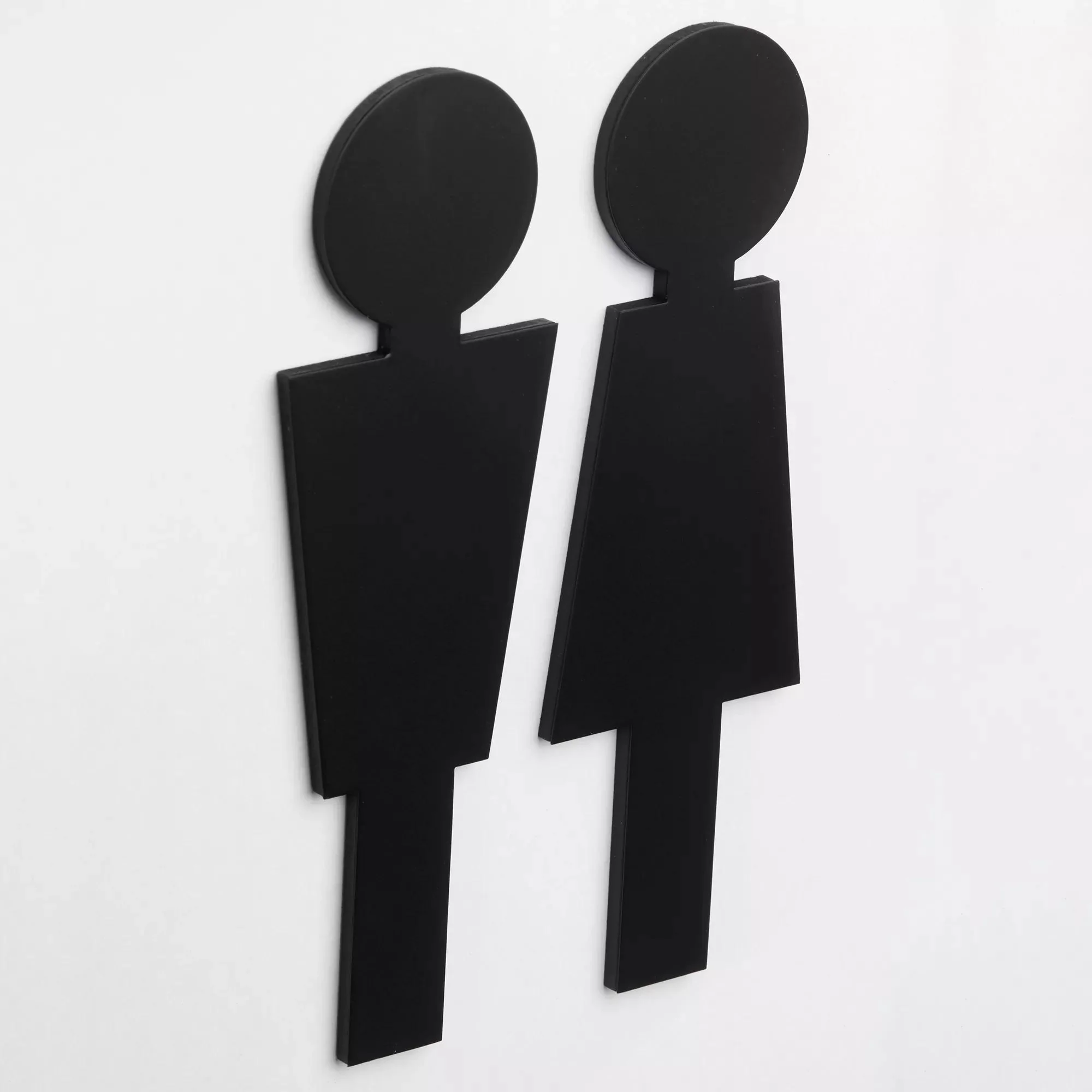 Man & Woman Silhouette Bathroom Shadow Box - Image 7