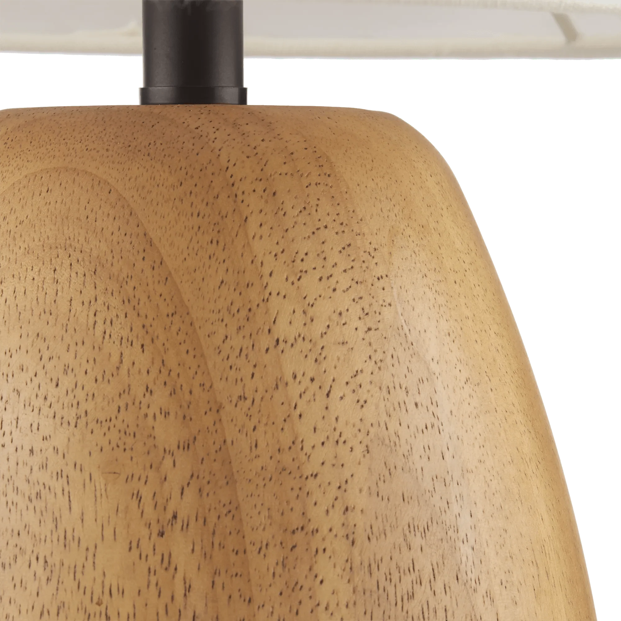 Mango Wood Base Table Lamp - Image 4