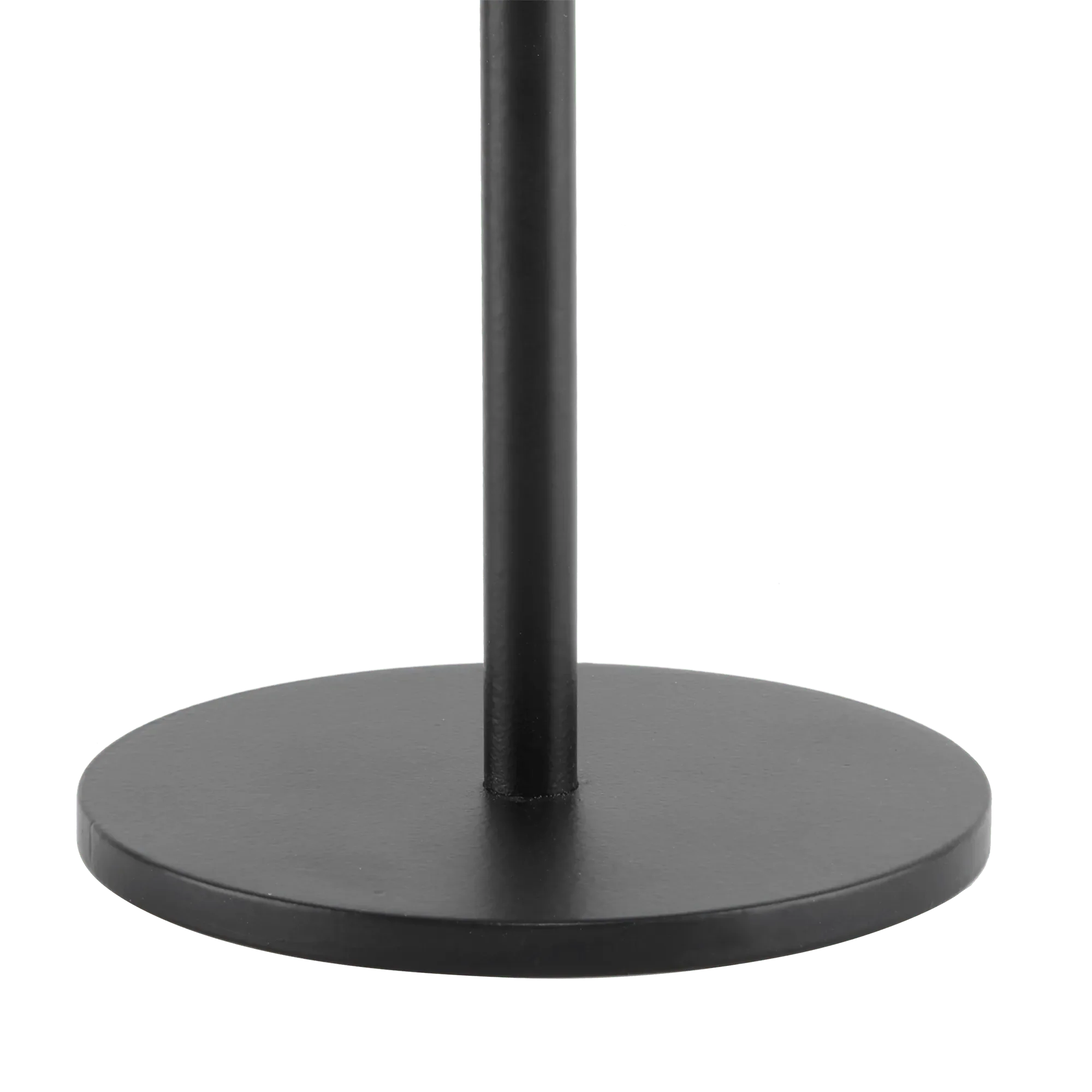 Medium Black Iron Taper Candle Holder - Image 3