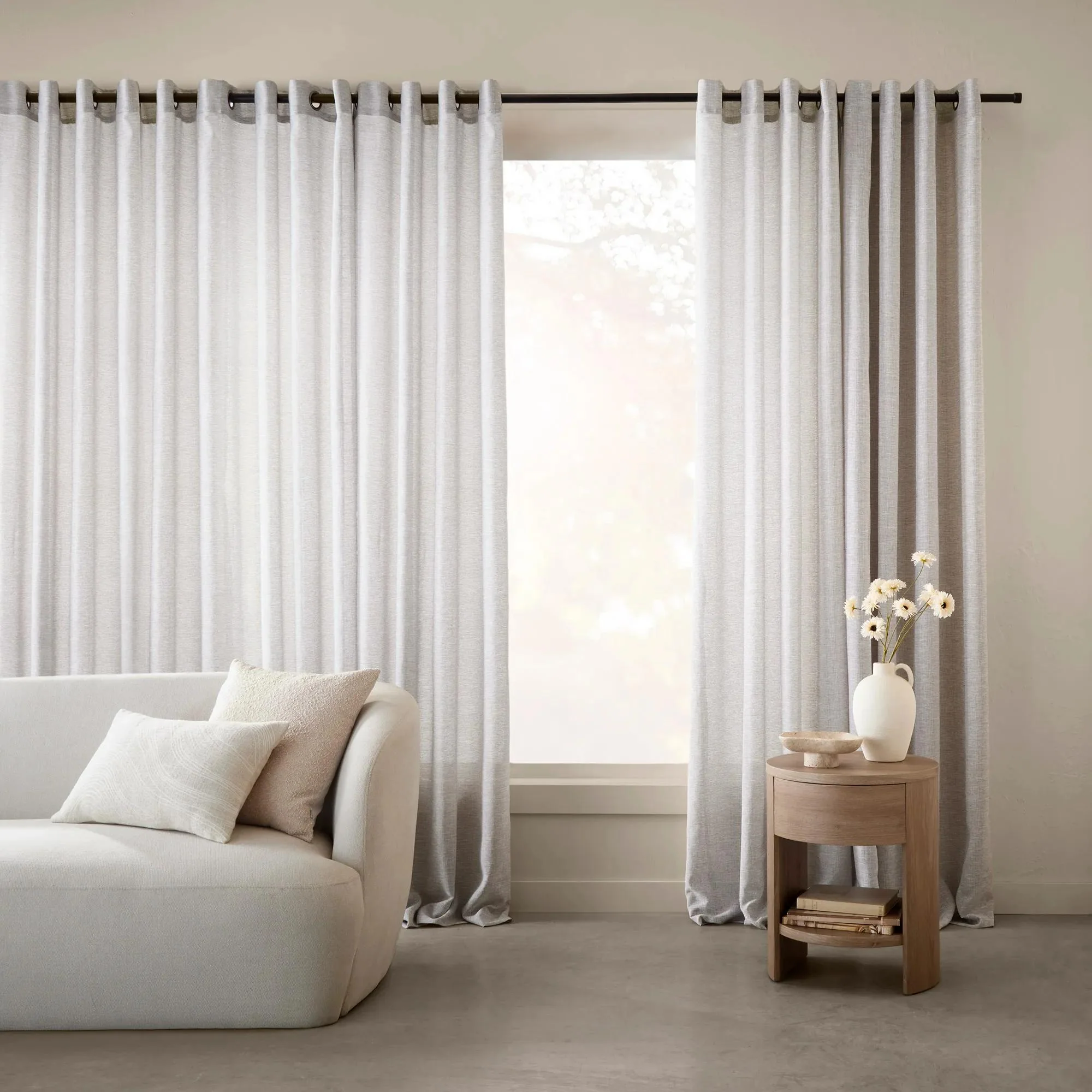 Beige Merlot Sheer Curtain - Image 8