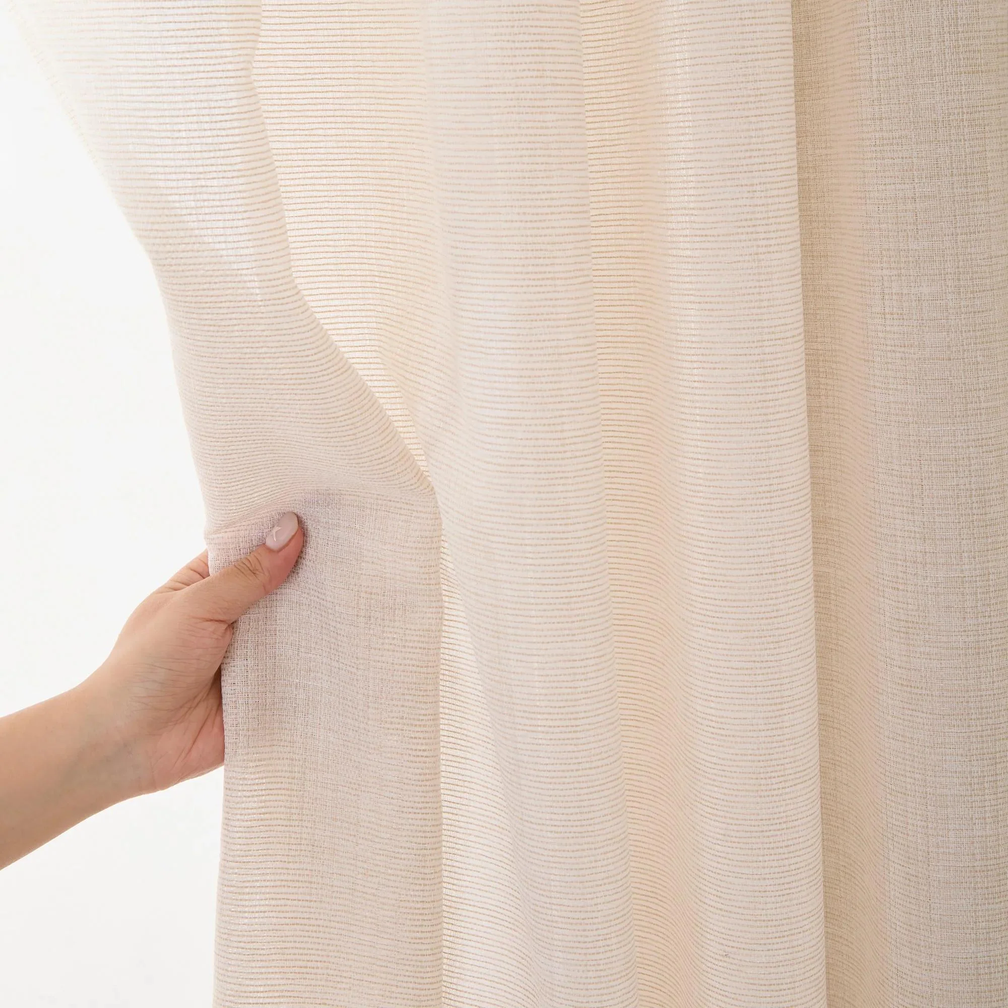 Beige Merlot Sheer Curtain - Image 11