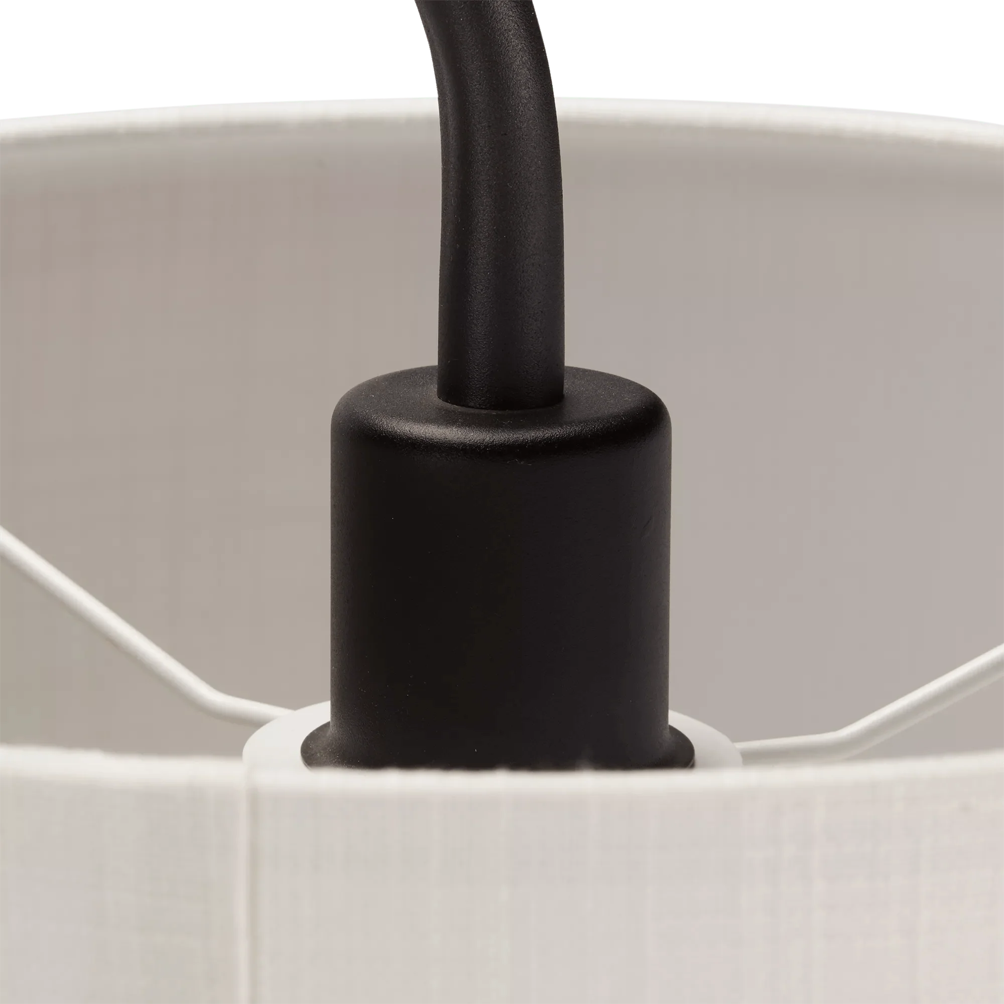 Metal Floor Lamp with White Shade - Image 6