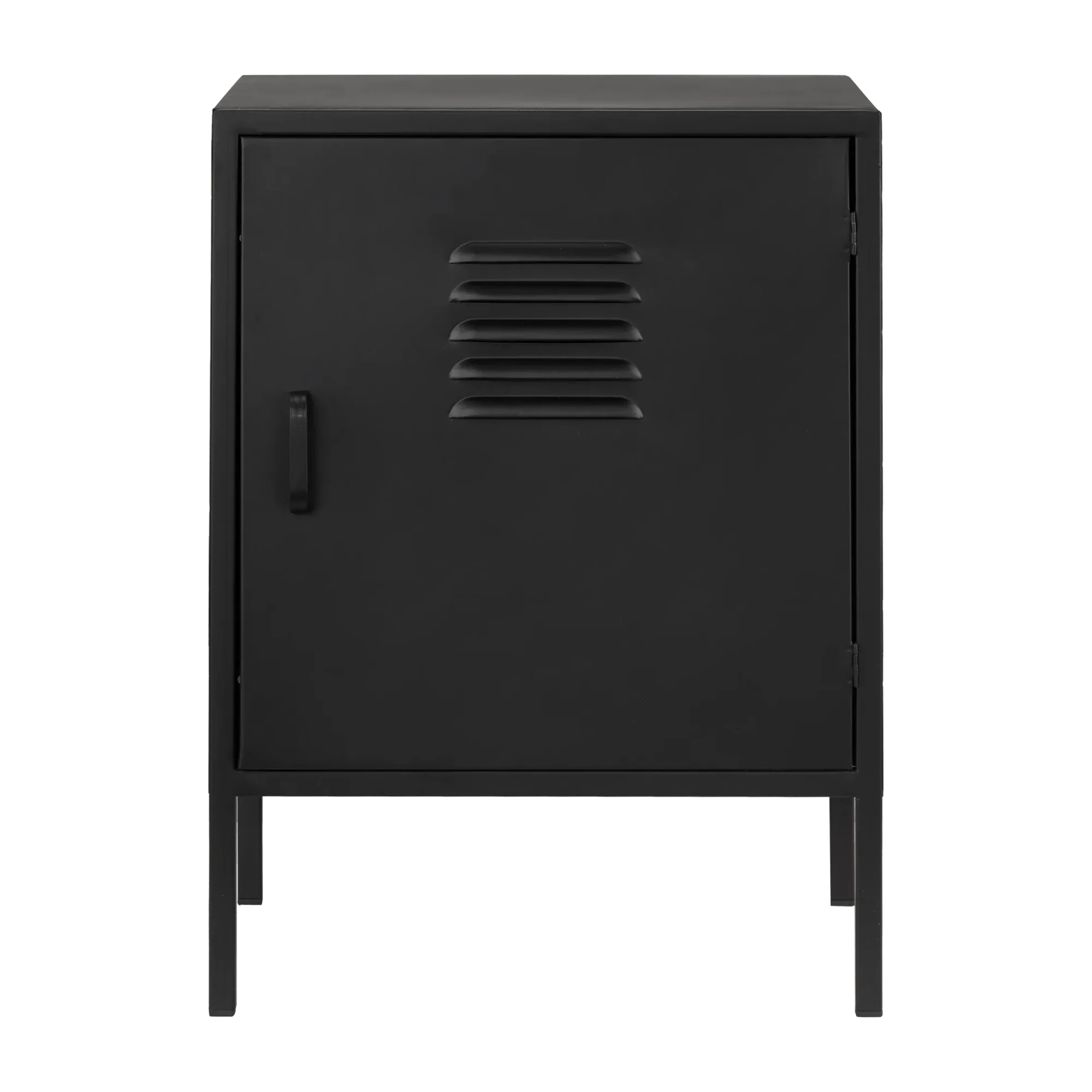 Black Metal Locker Side Table - Image 2