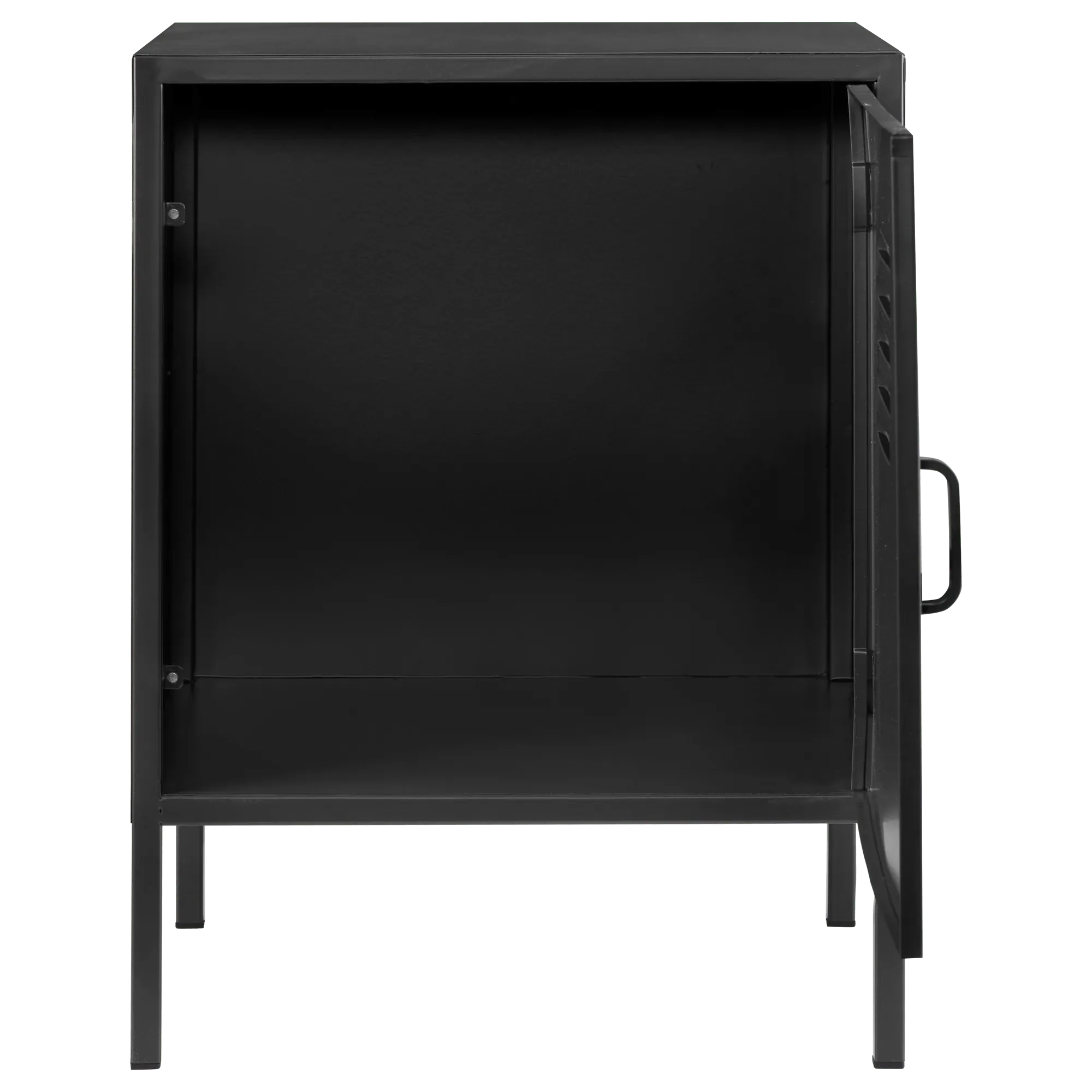 Black Metal Locker Side Table - Image 7