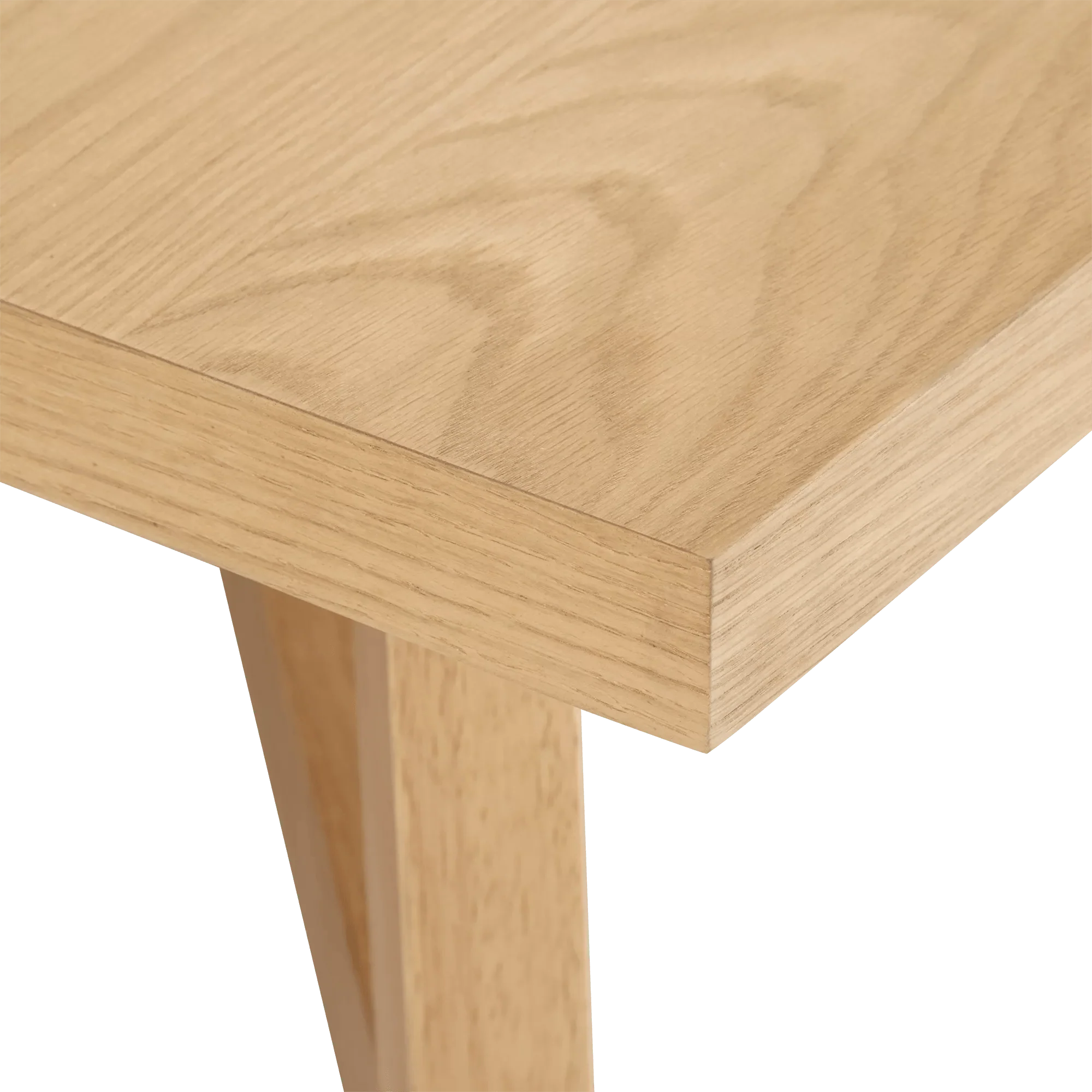 Mid-Century Modern Natural Wood Dining Table - Image 5