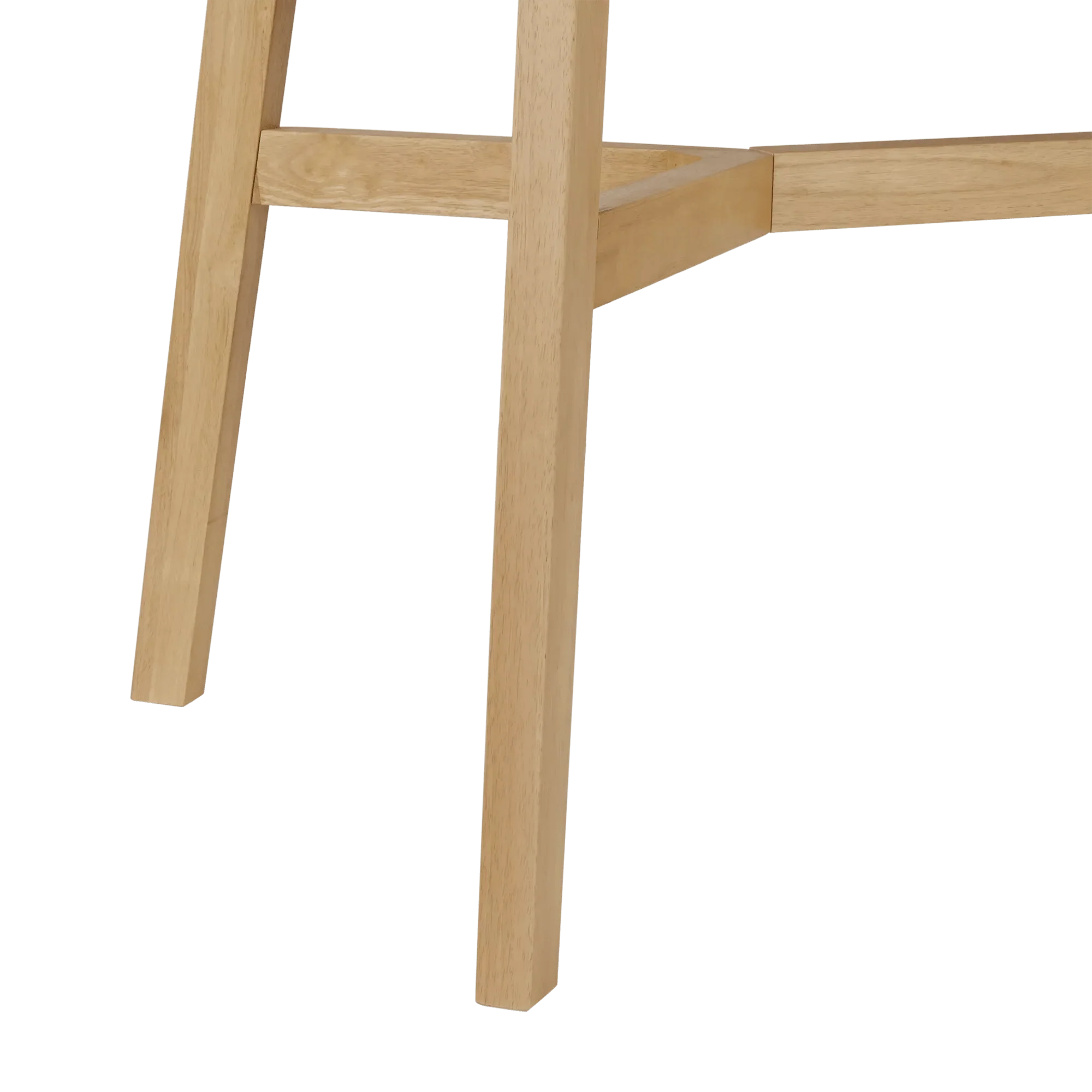 Mid-Century Modern Natural Wood Dining Table - Image 6