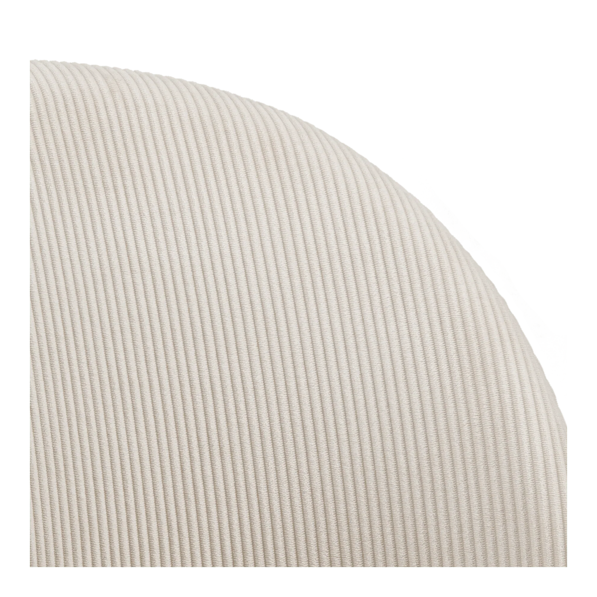Modern Cream Chair with Black Legs - Image 7