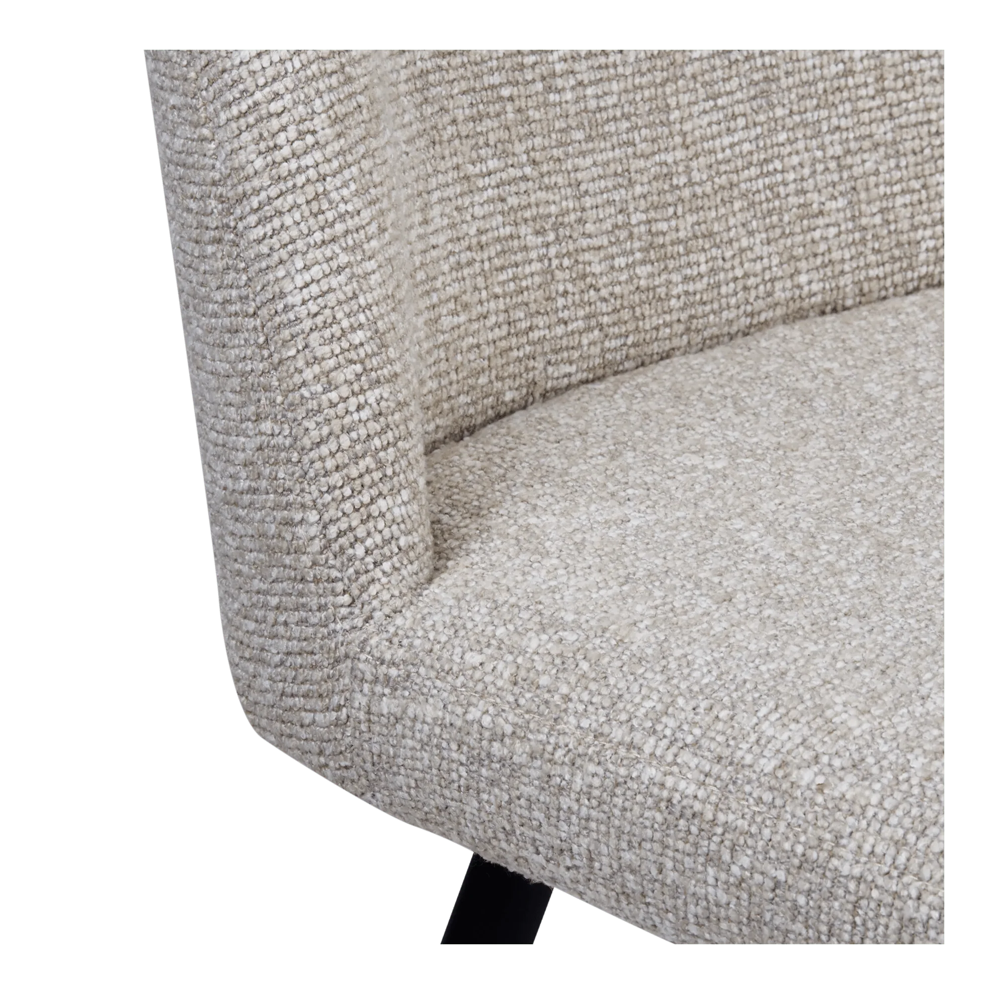 Modern Taupe Dining Chair - Image 6