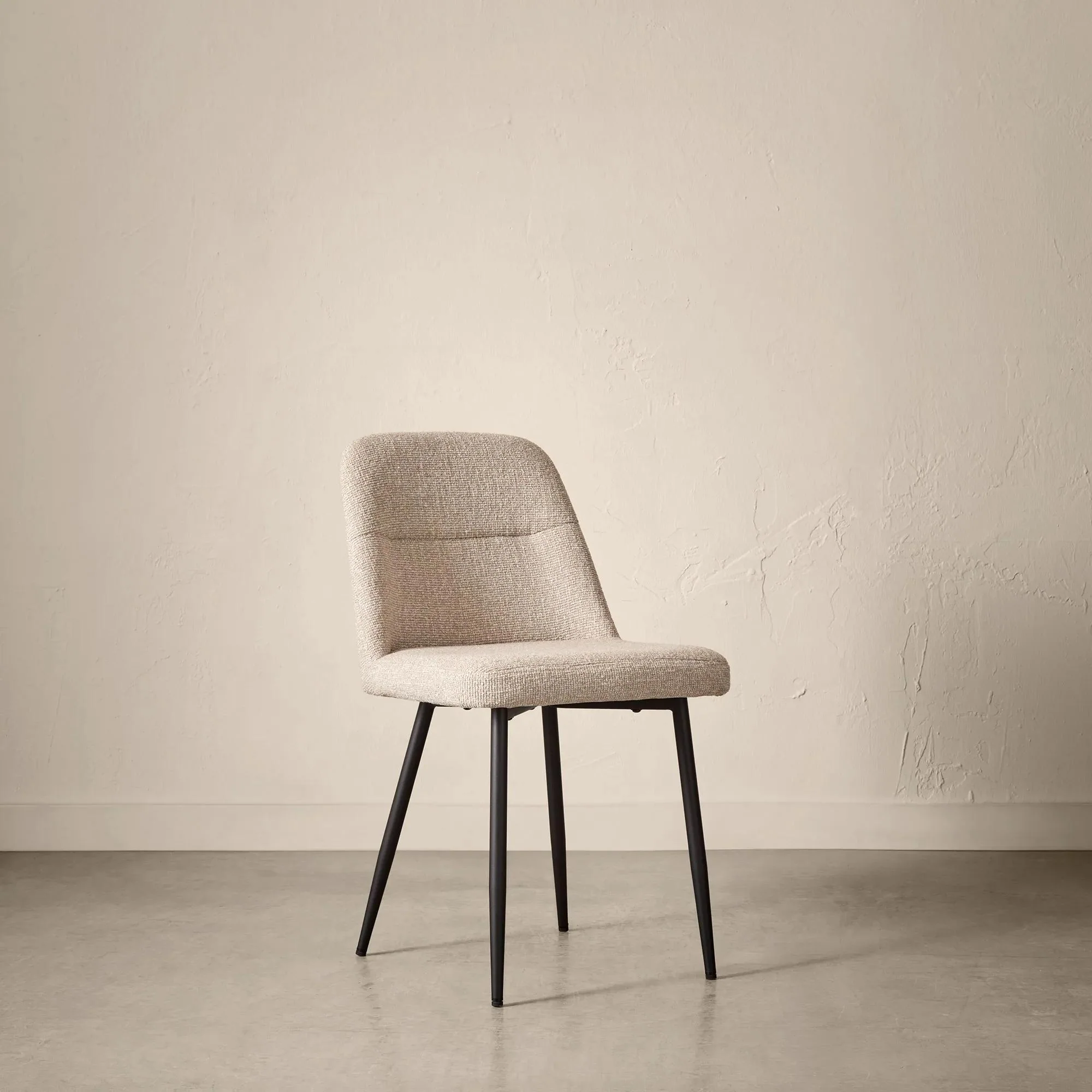 Modern Taupe Dining Chair - Image 8