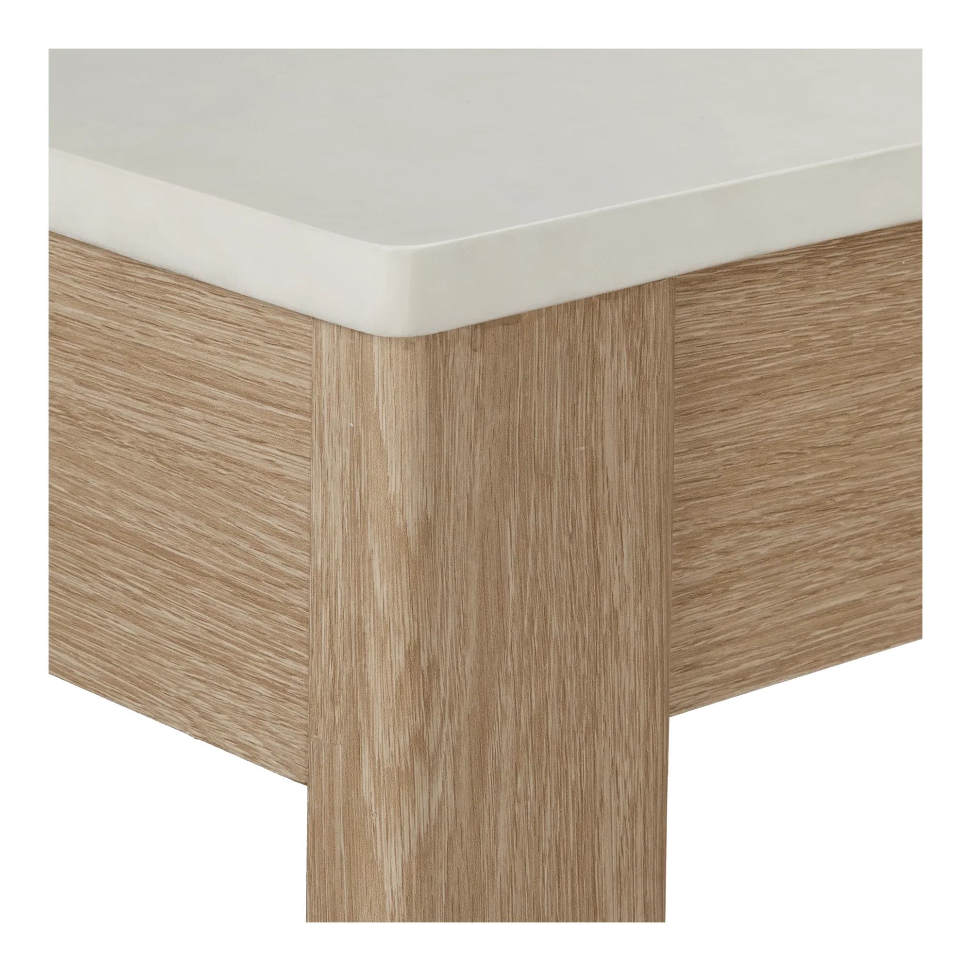 Modern Wooden Console Table with White Top - Image 5