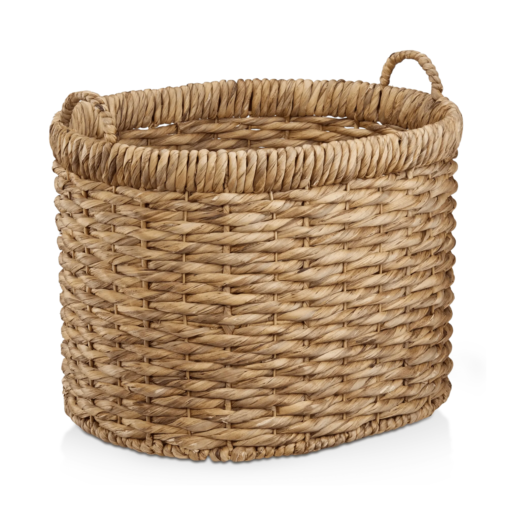Natural Fiber Oval Storage Basket - Image 9
