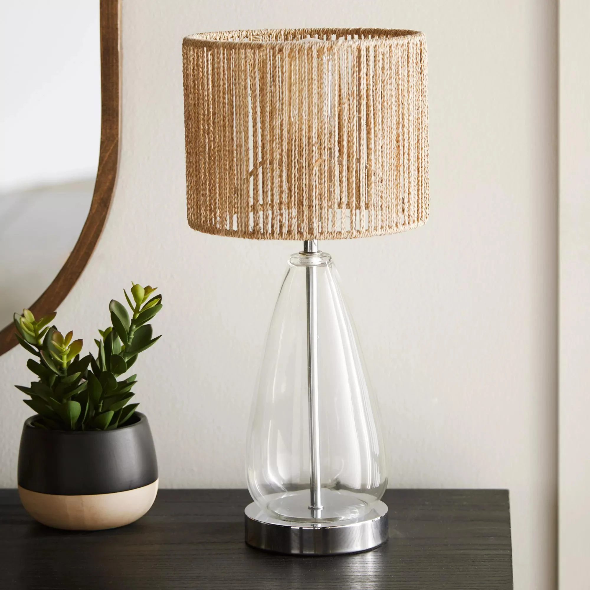 Natural Hemp Rope Lampshade - Image 2
