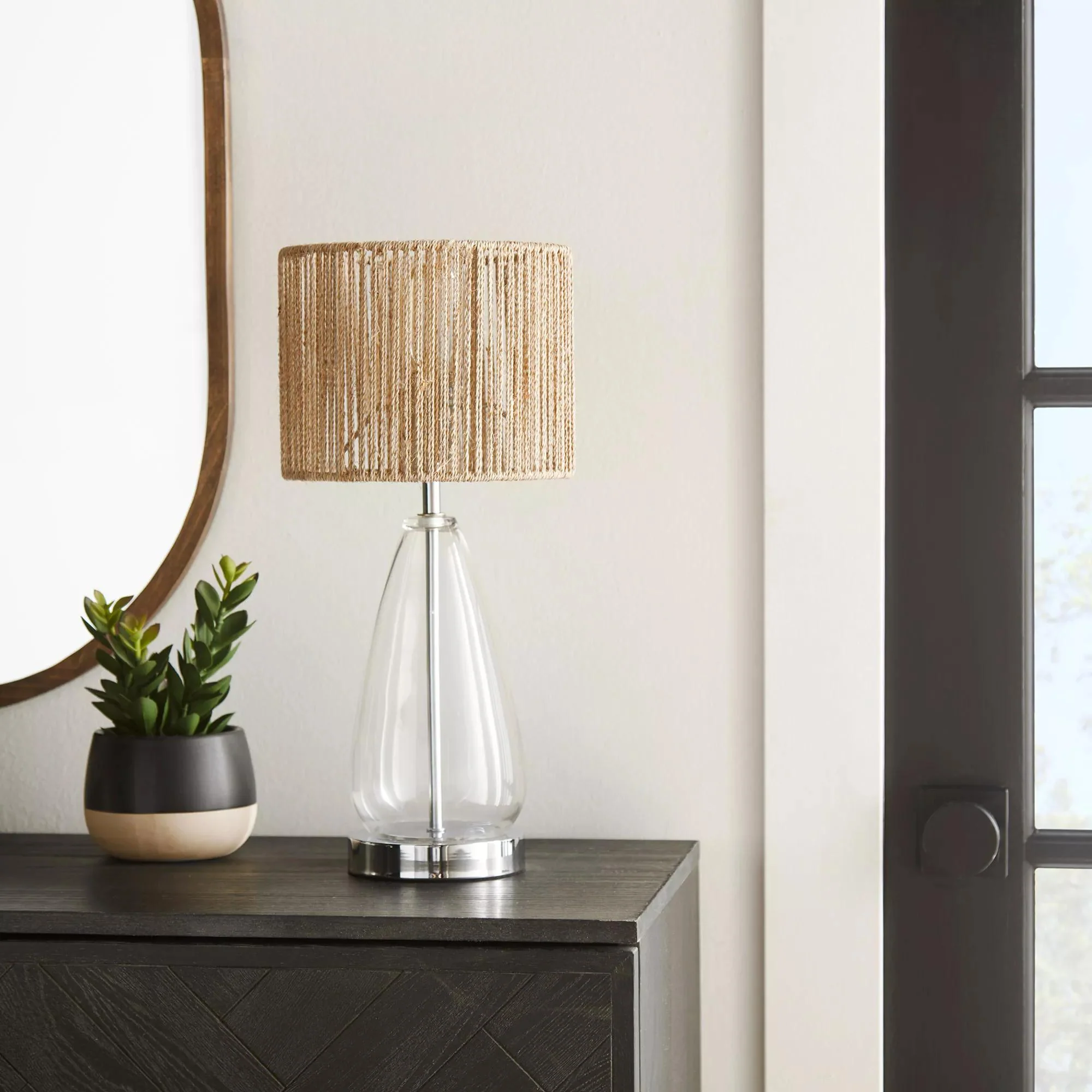 Natural Hemp Rope Lampshade - Image 3
