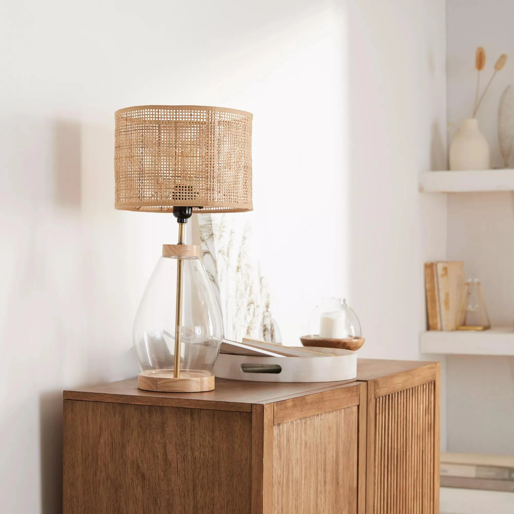 Natural Rattan Lampshade - Image 2