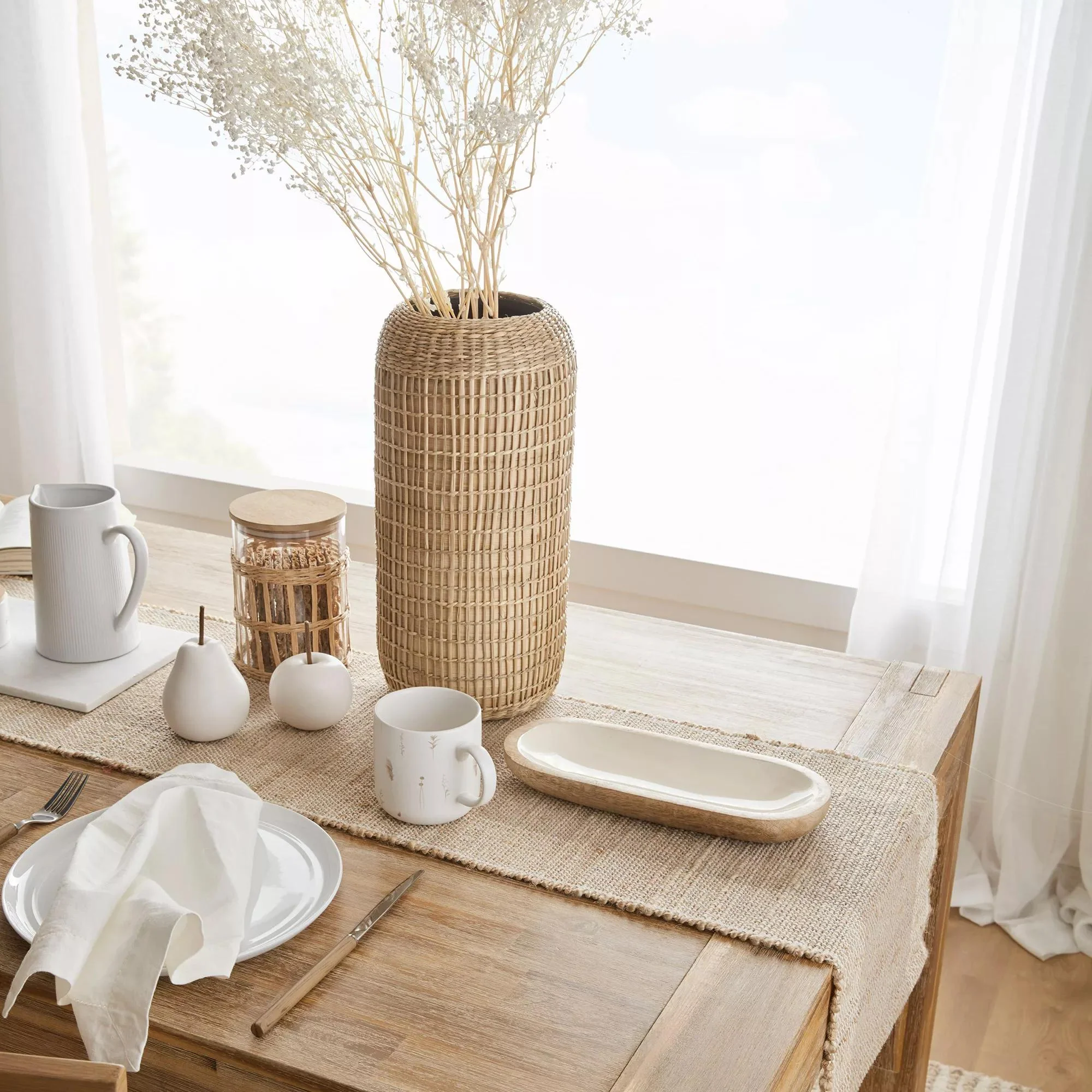 Natural Table Runner - Image 3