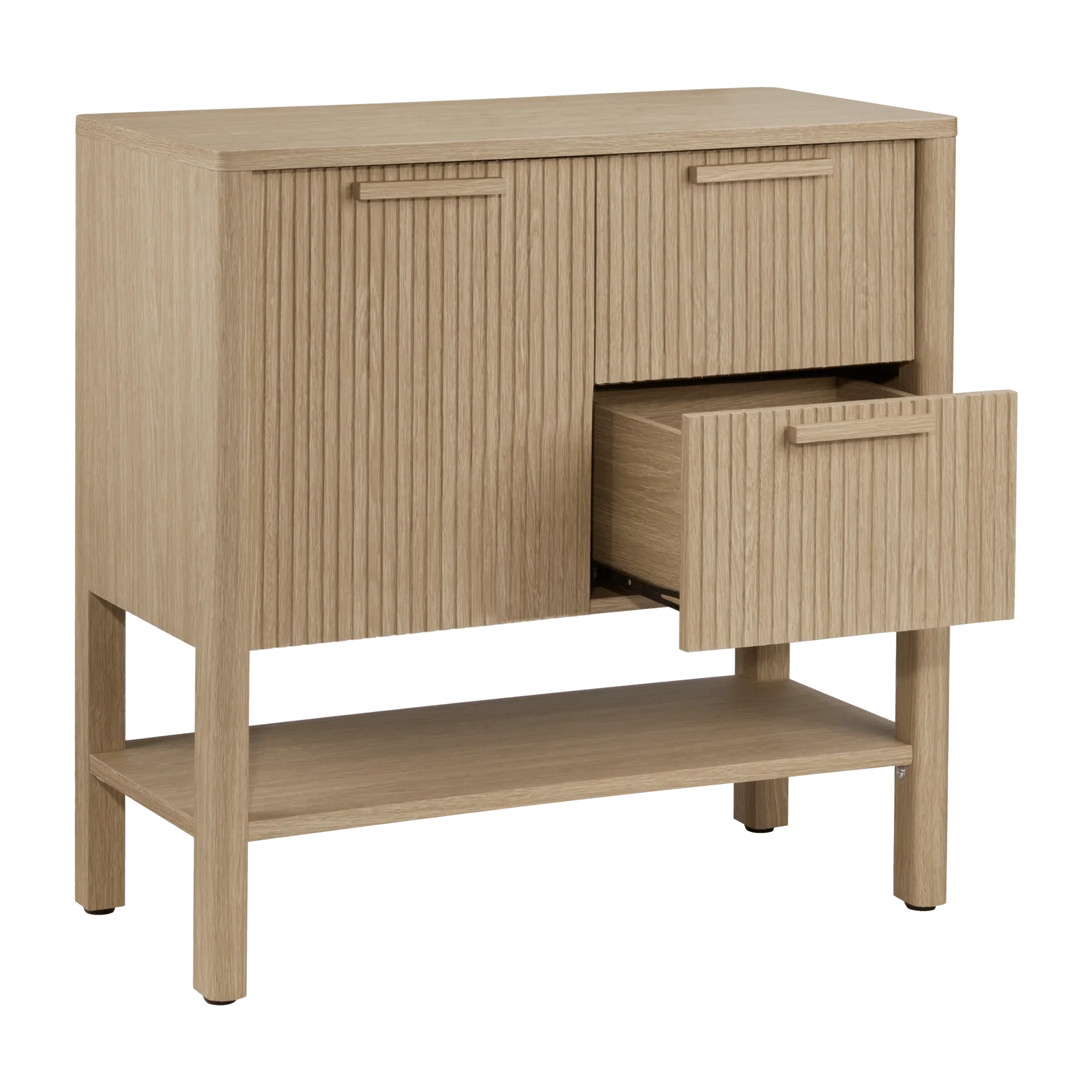 Natural Wood Buffet Cabinet - Image 4