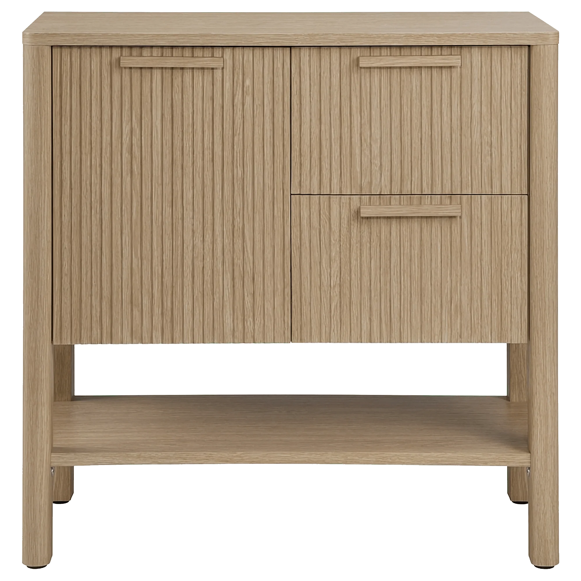 Natural Wood Buffet Cabinet - Image 7