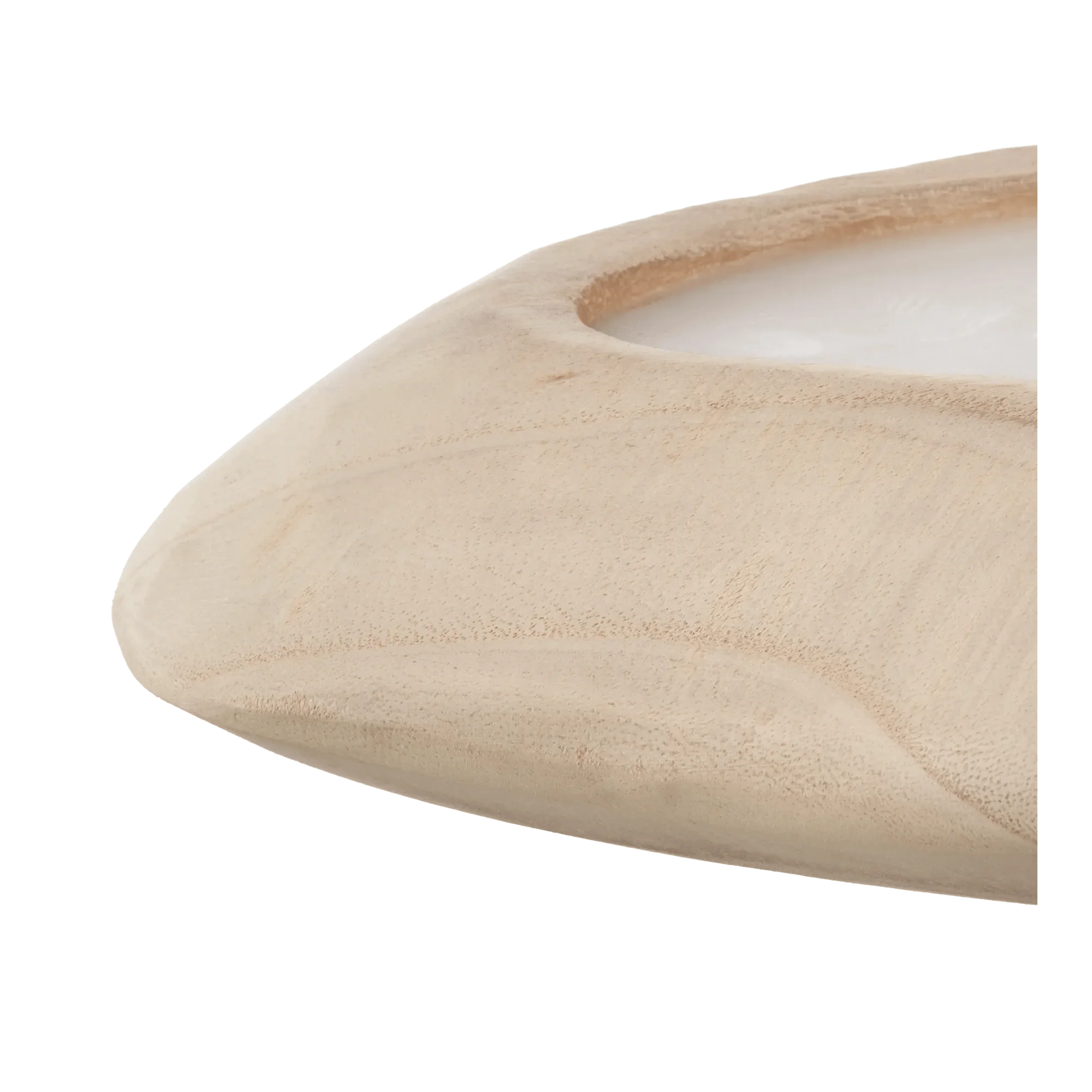 Natural Wood Candle Holder - Image 3