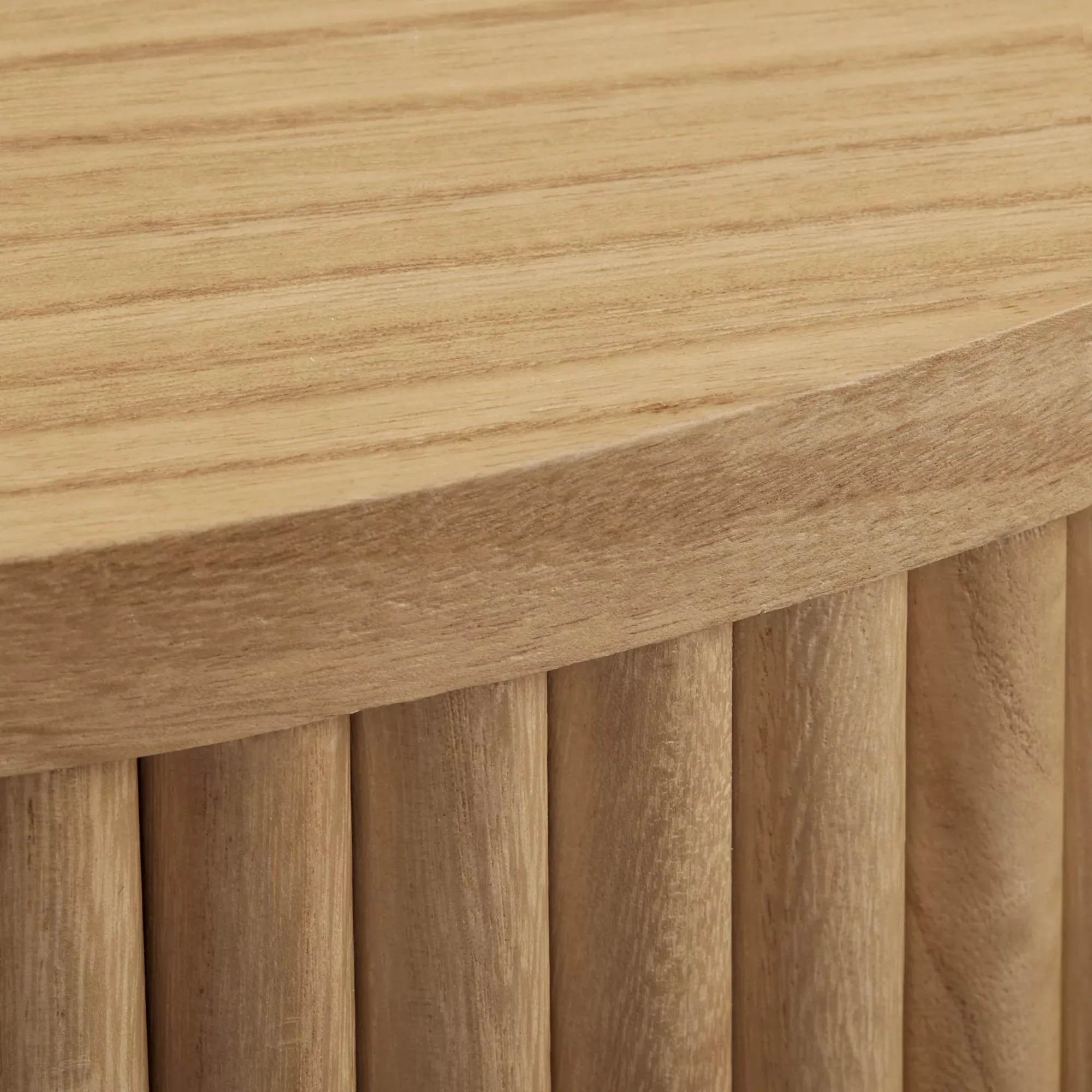 Natural Wood Coffee Table - Image 3