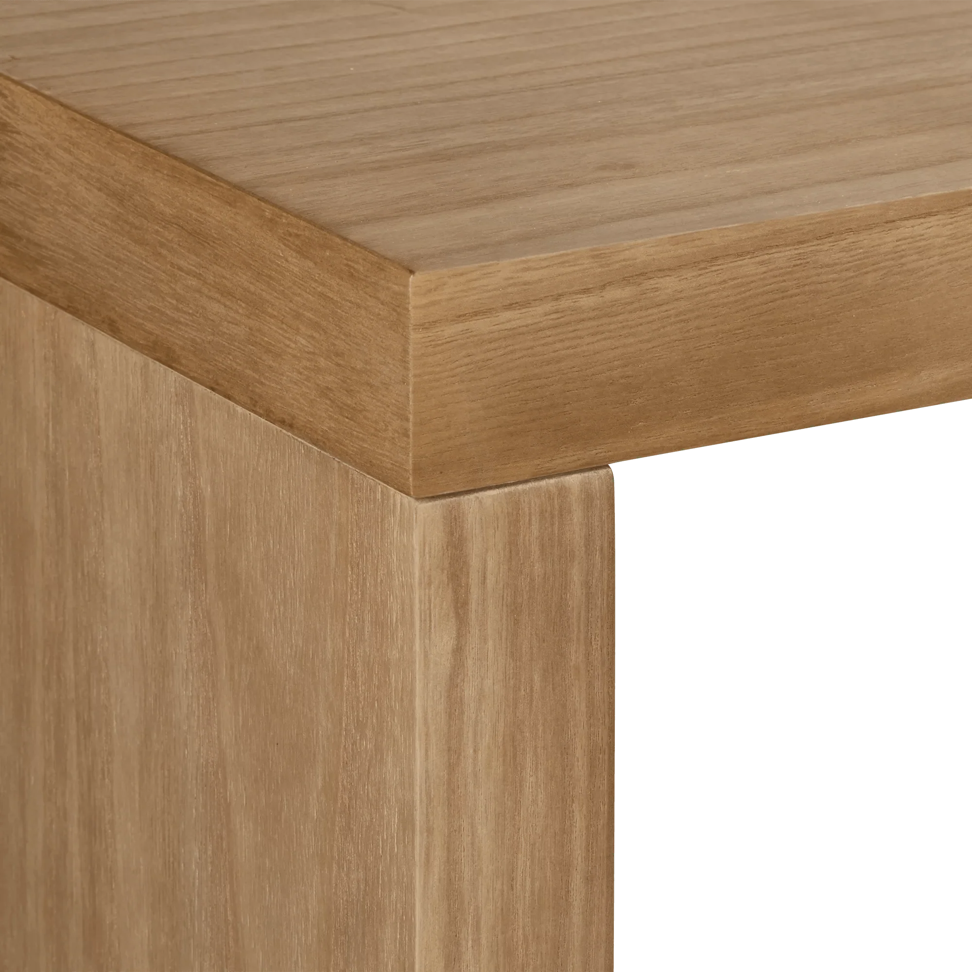 Natural Wood Console - Image 3