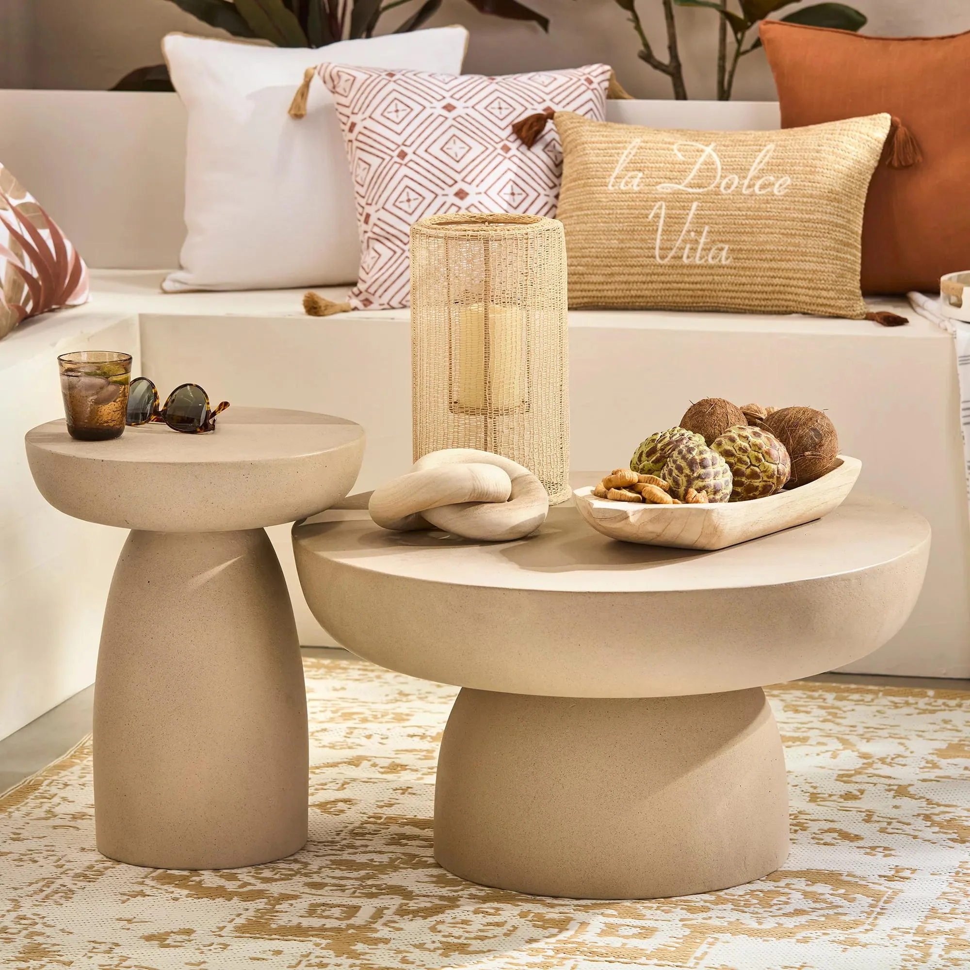 Concrete Effect Side Table - Image 9